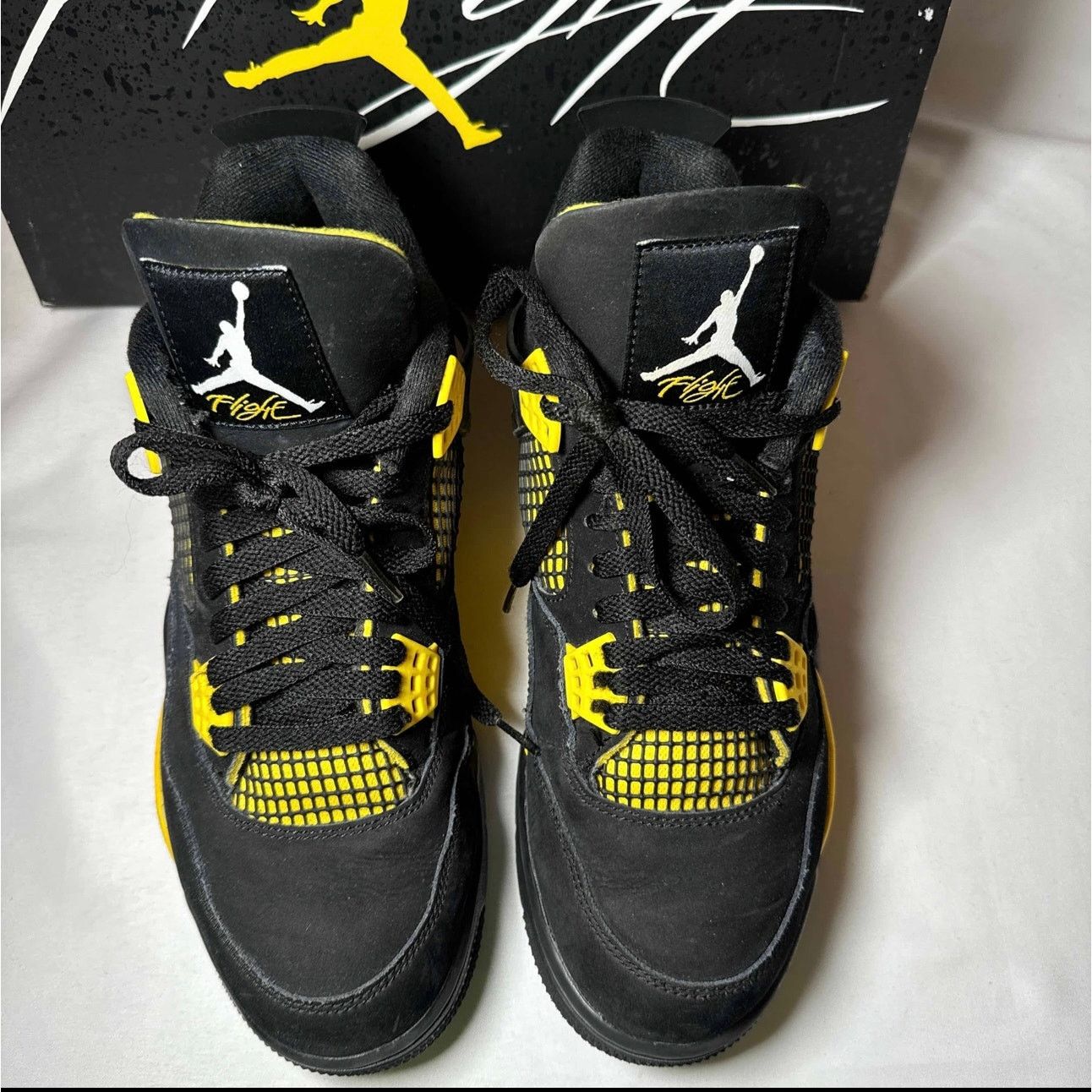 Jordan Brand × Nike Size 10 - Nike Air Jordan 4 Retro Thunder 2023 Men's Shoes Size US 10 / EU 43 - 4 Thumbnail