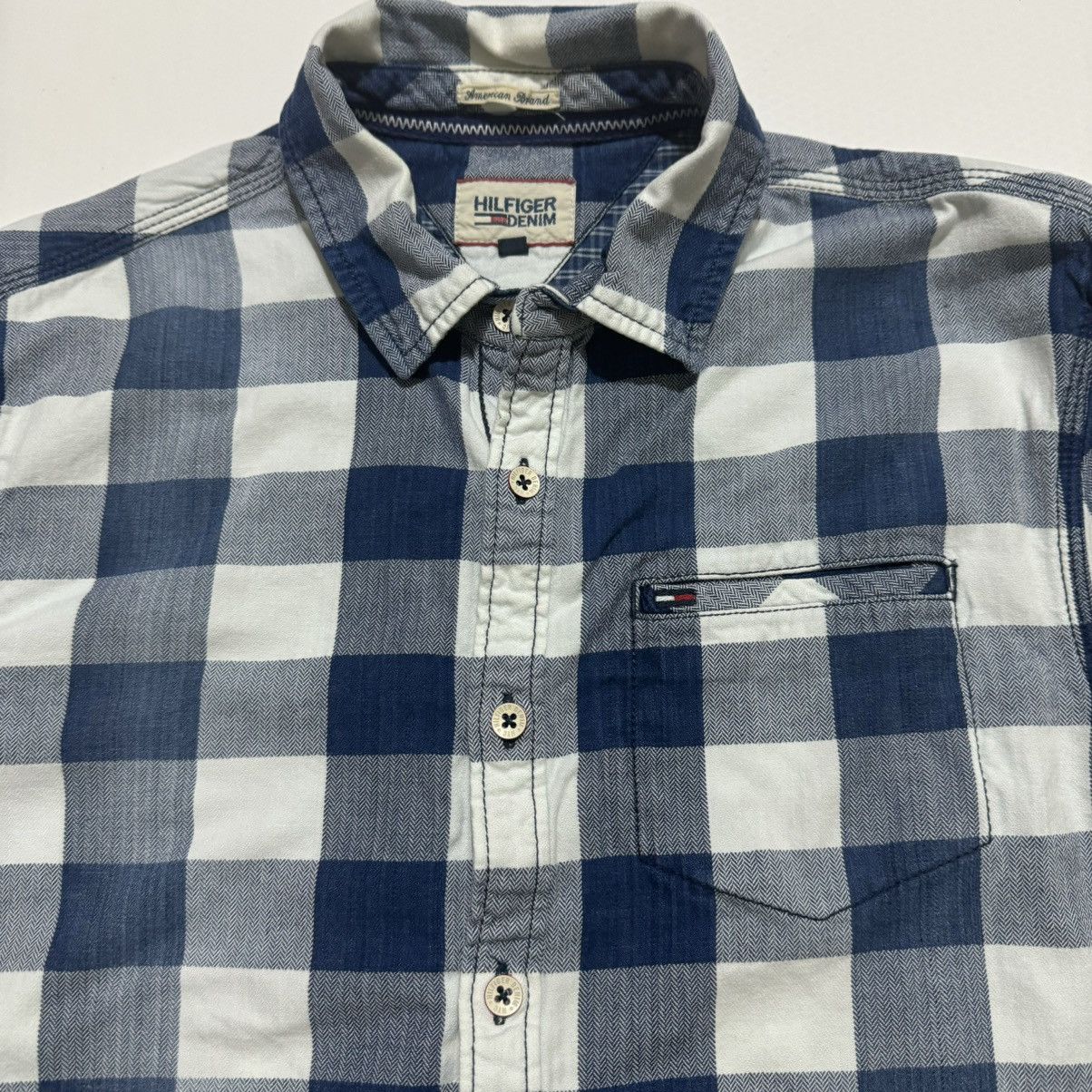 Tommy Hilfiger TOMMY HILFIGER Denim Men’s Shirt Thick Flannel Button Up Size US S / EU 44-46 / 1 - 3 Thumbnail