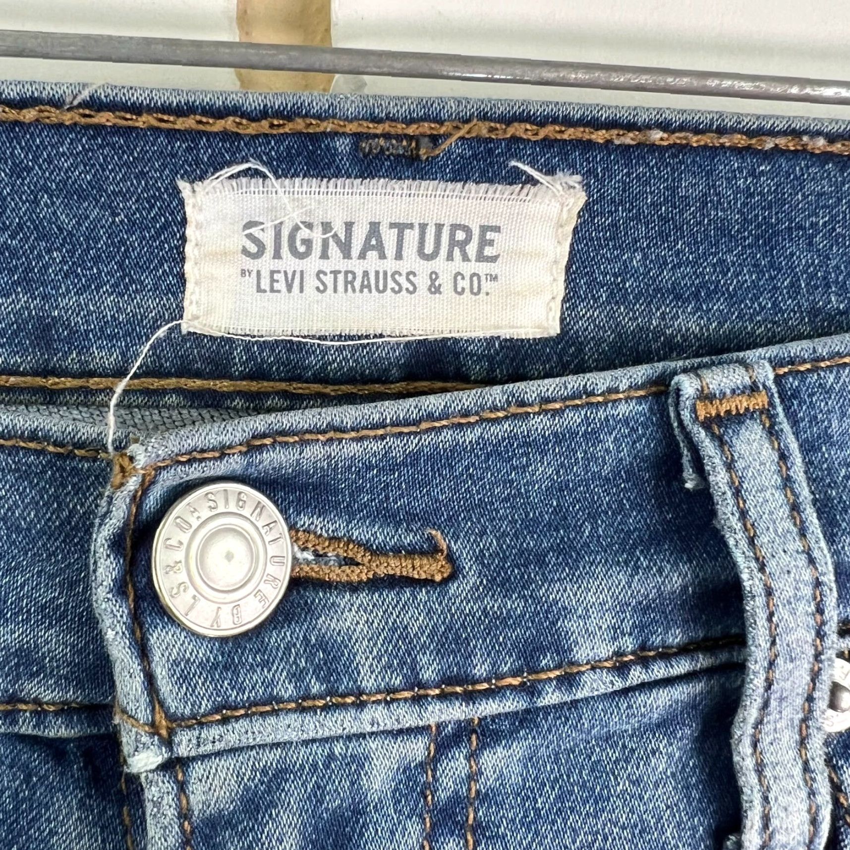 Levi's Levi's Signature Jeans 5-Pocket Denim Blue Straight Mens Size 32 Regular Inseam 32 blue Size US 32 / EU 48 - 4 Thumbnail