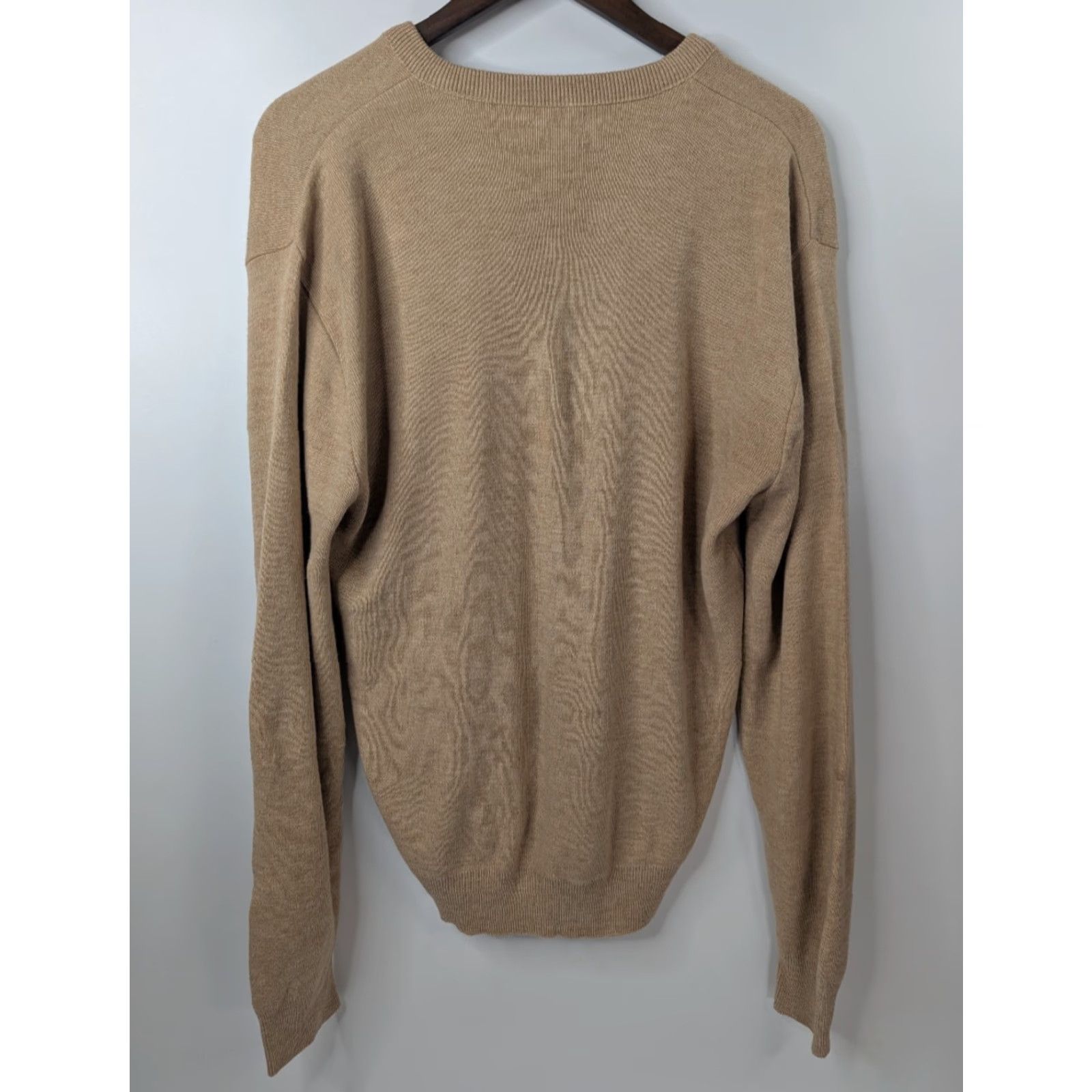 Jantzen Vintage Jantzen Sweater Mens XL Brown V-Neck Pullover Grunge Grandpa Made USA Size US XL / EU 56 / 4 - 4 Thumbnail