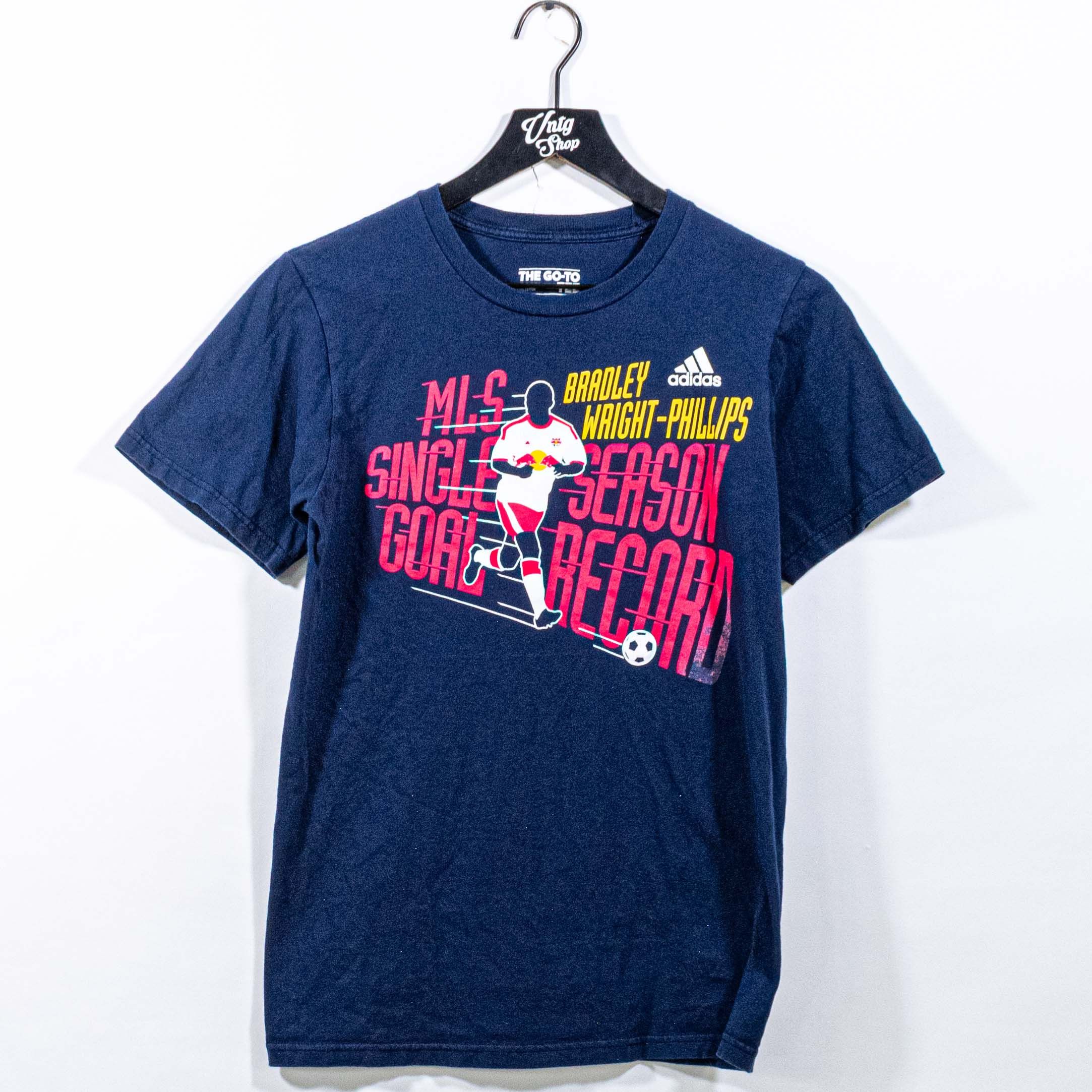 Adidas × Vintage NY Red Bulls Bradley Wright Phillips MLS Goal T-Shirt Adidas Size US S / EU 44-46 / 1 - 1 Thumbnail