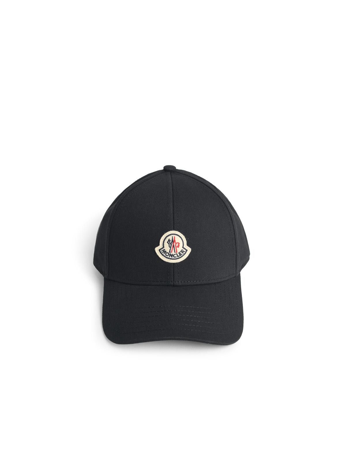 Moncler MONCLER Black Cotton Cap Size ONE SIZE - 1 Thumbnail