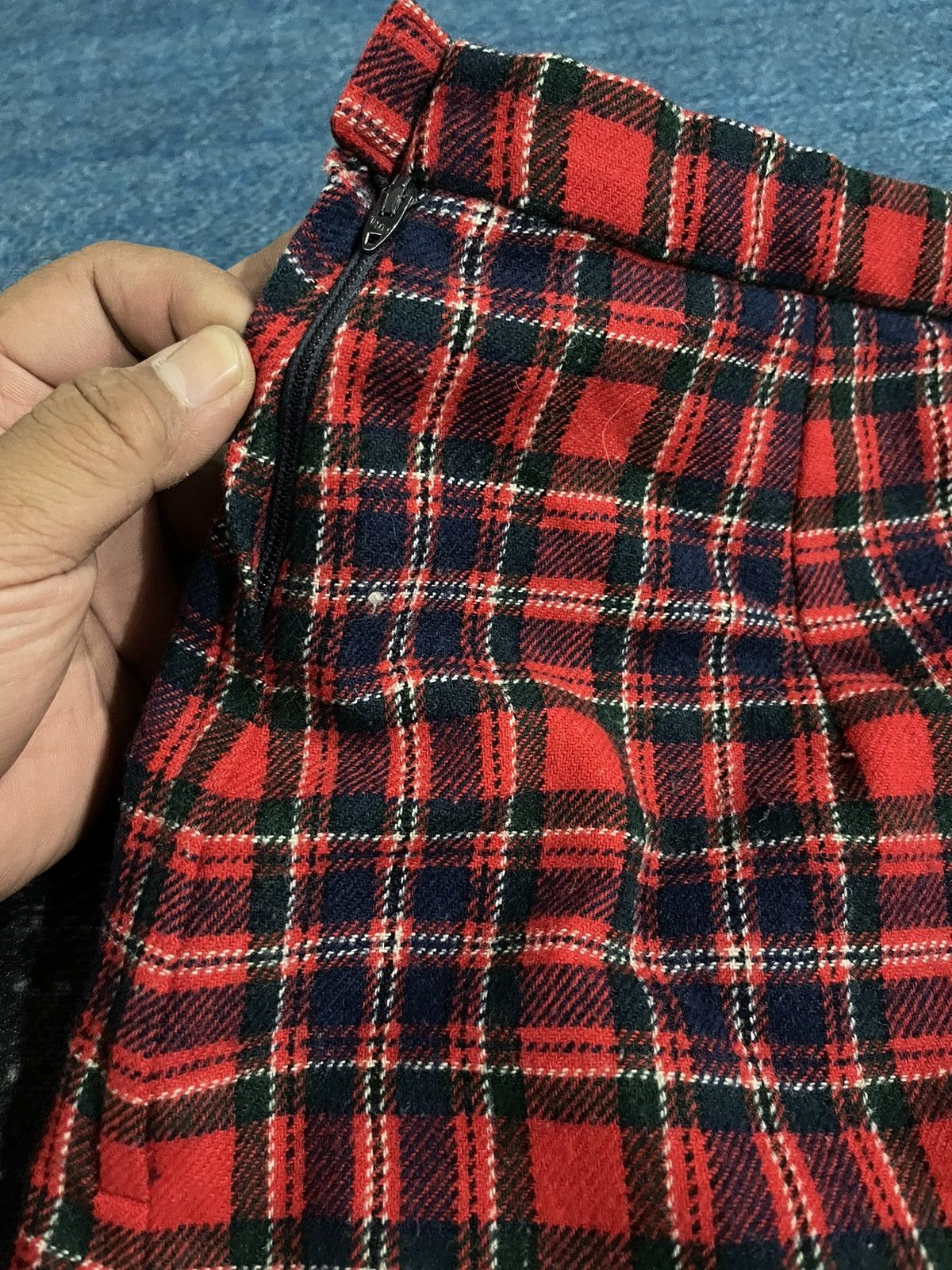 Pendleton × Vintage Vintage Pendleton Wool Plaid Skirt Made Usa Size 28" / US 6 / IT 42 - 6 Thumbnail