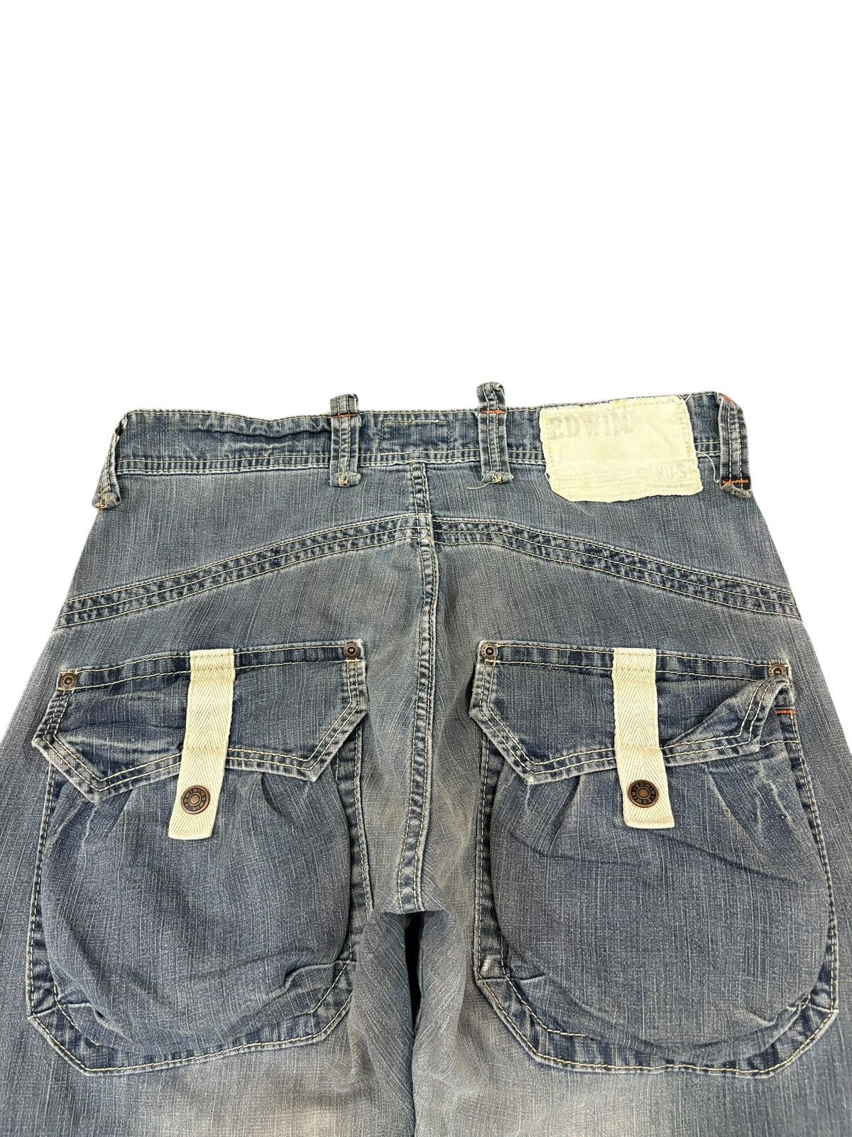 Edwin Exclusive Vintage Edwin XV Flare Cargo Bush Pants Size US 31 - 5 Thumbnail