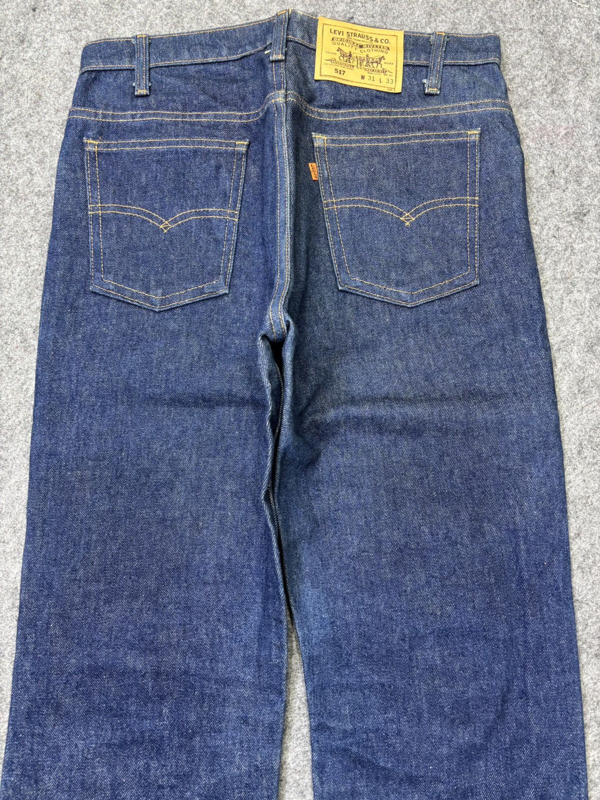 Levi's Flare💥Vintage 90s Levis 517 Orange Tab Flare Denim F787 Size US 31 - 10 Thumbnail