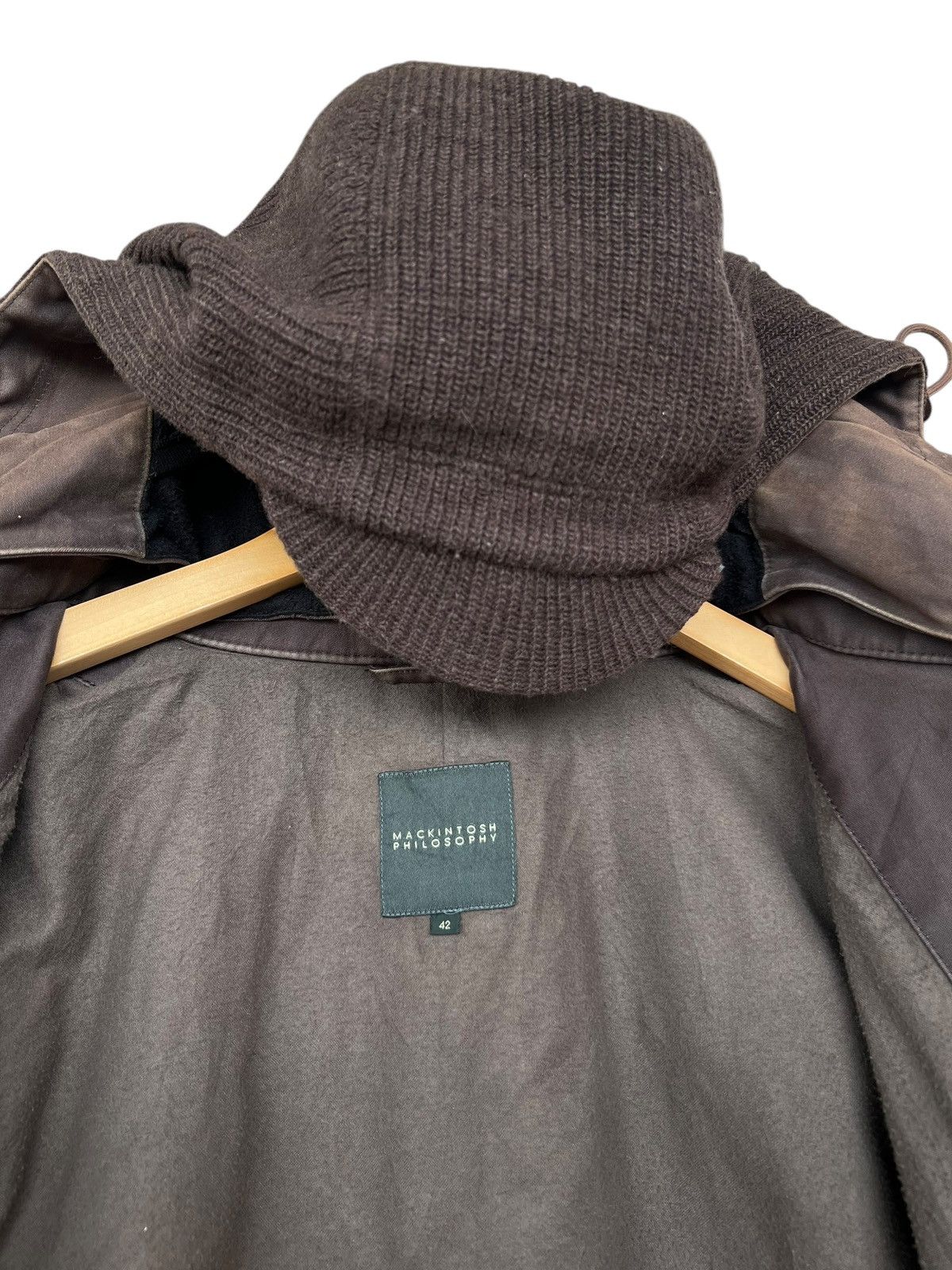Mackintosh Mackintosh Multipocket Zipper Brown Hoodie Jacket Size US M / EU 48-50 / 2 - 12 Thumbnail