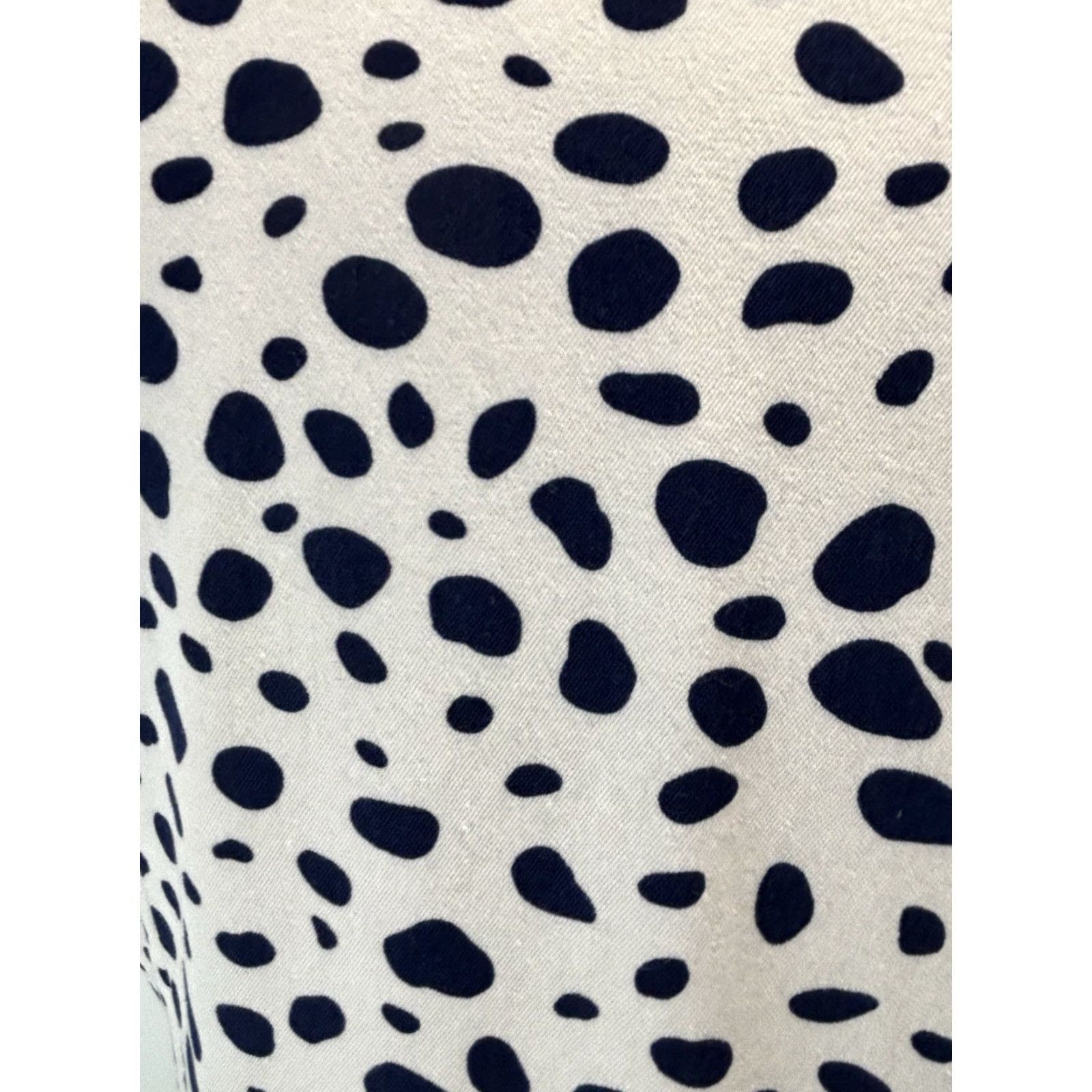 J.McLaughlin J. McLaughlin Hudson Sheath Dress Women’s Size 12 White Navy Polka Dot Casual Sleeveless with Pockets Size XL / US 12-14 / IT 48-50 - 7 Thumbnail
