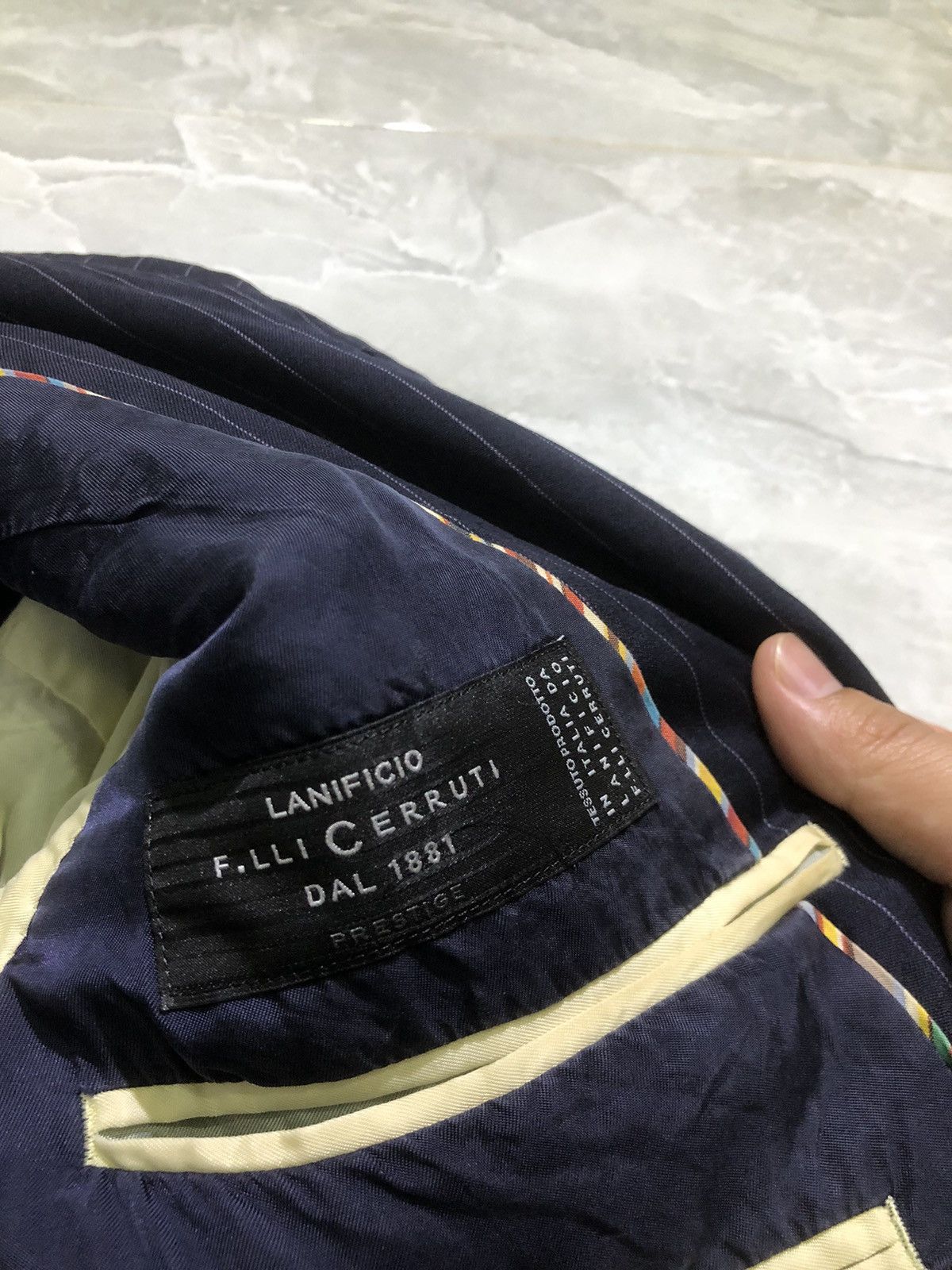 Cerruti 1881 × Paul Smith Paul Smith x Lanificio Cerruti stripe blazer single breasted Size 38R - 11 Thumbnail