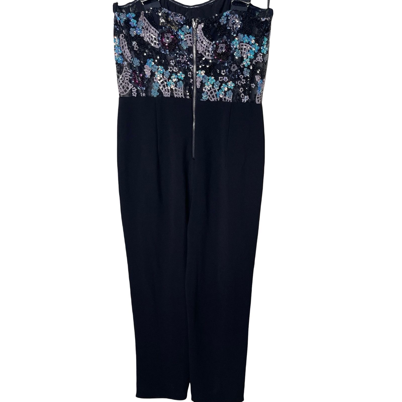 Bronx and Banco Bronx and Banco Annabell Jumpsuit Blue sequins Black Size 34" / US 12 / IT 48 - 4 Thumbnail