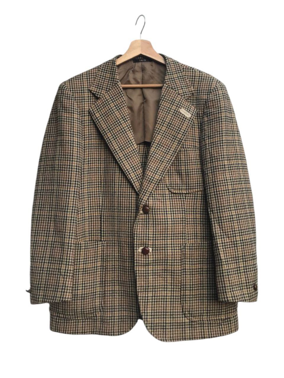 DAKS × Vintage Daks Checkered Wool Jacket Size US M / EU 48-50 / 2 - 1 Thumbnail