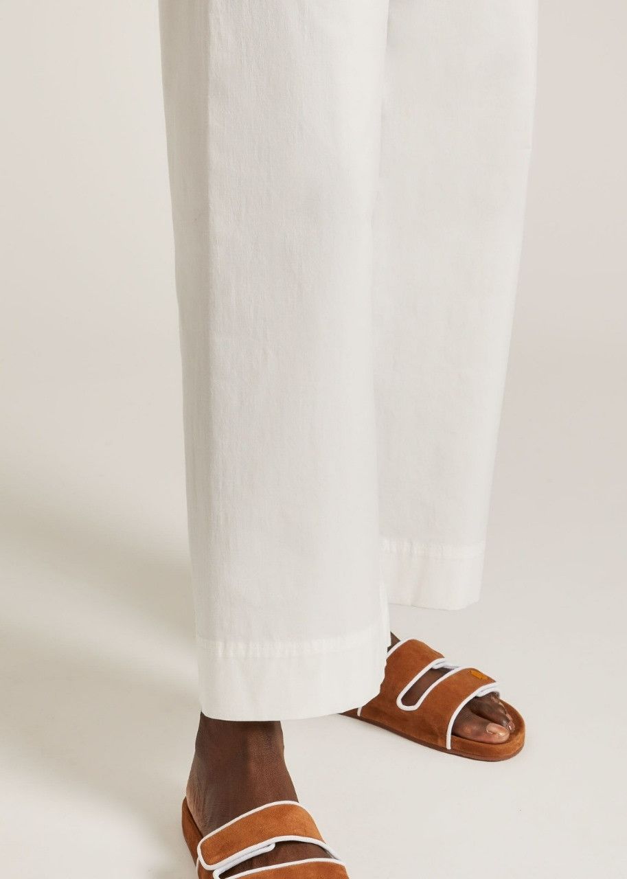 Loro Piana o1srvl11e0424 Trouser in White Size 36" / US 14 / IT 50 - 5 Thumbnail