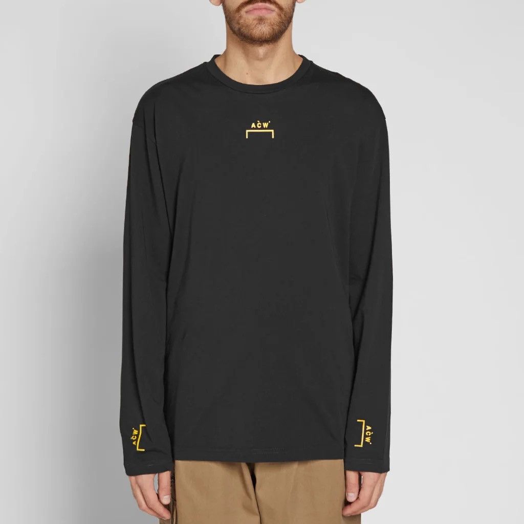 A-COLD-WALL* ACW long sleeve bracket logo tee Size US S / EU 44-46 / 1 - 1 Thumbnail