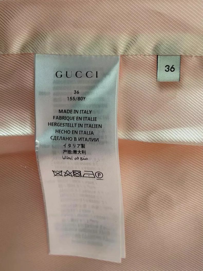 Gucci Gucci Pink bow wool coat 2506-Nextarrow Size XS / US 0-2 / IT 36-38 - 6 Thumbnail