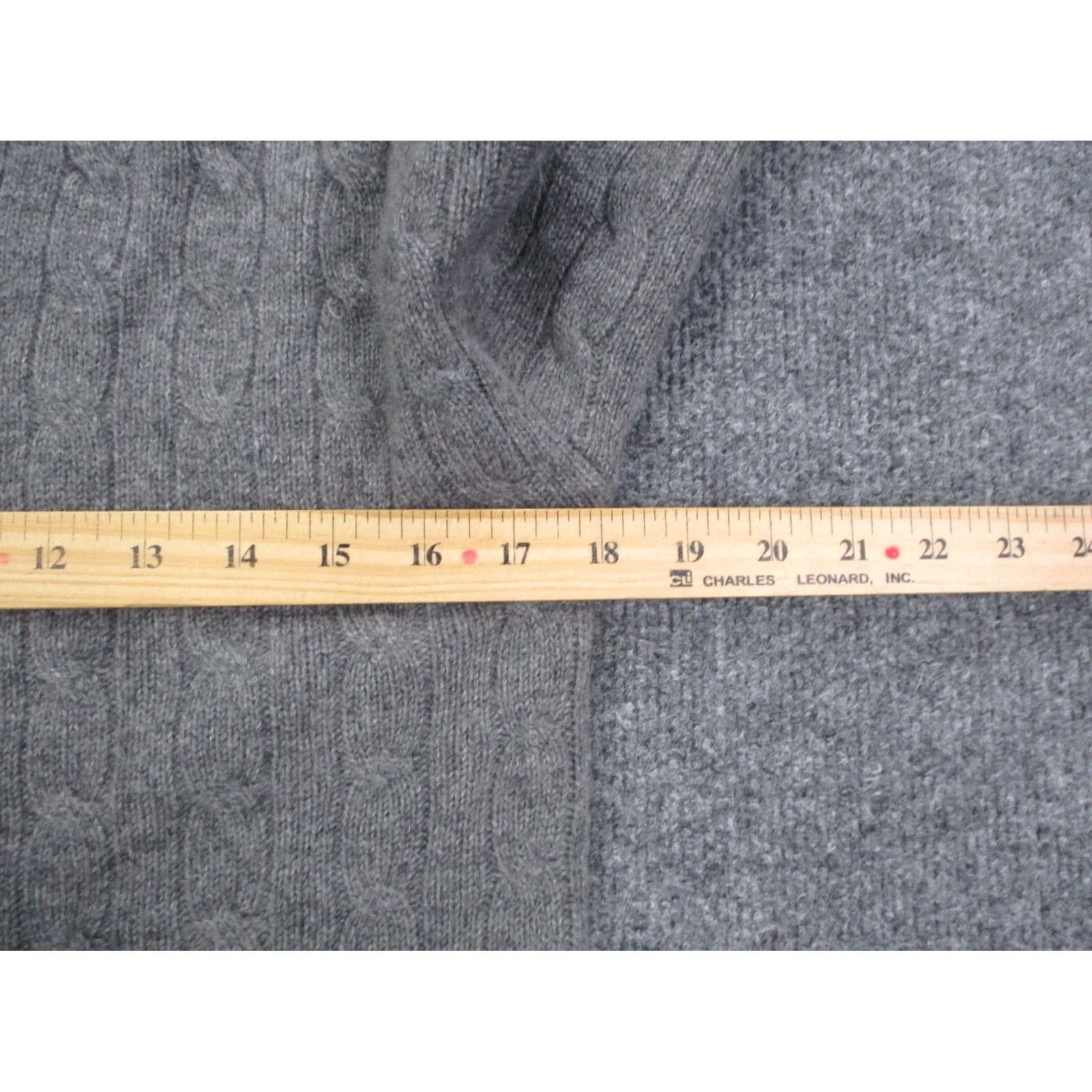 Polo Ralph Lauren Polo Ralph Lauren Sweater Womens XS Gray Cashmere Cable Knit Relaxed Lightweight Size XS / US 0-2 / IT 36-38 - 5 Thumbnail