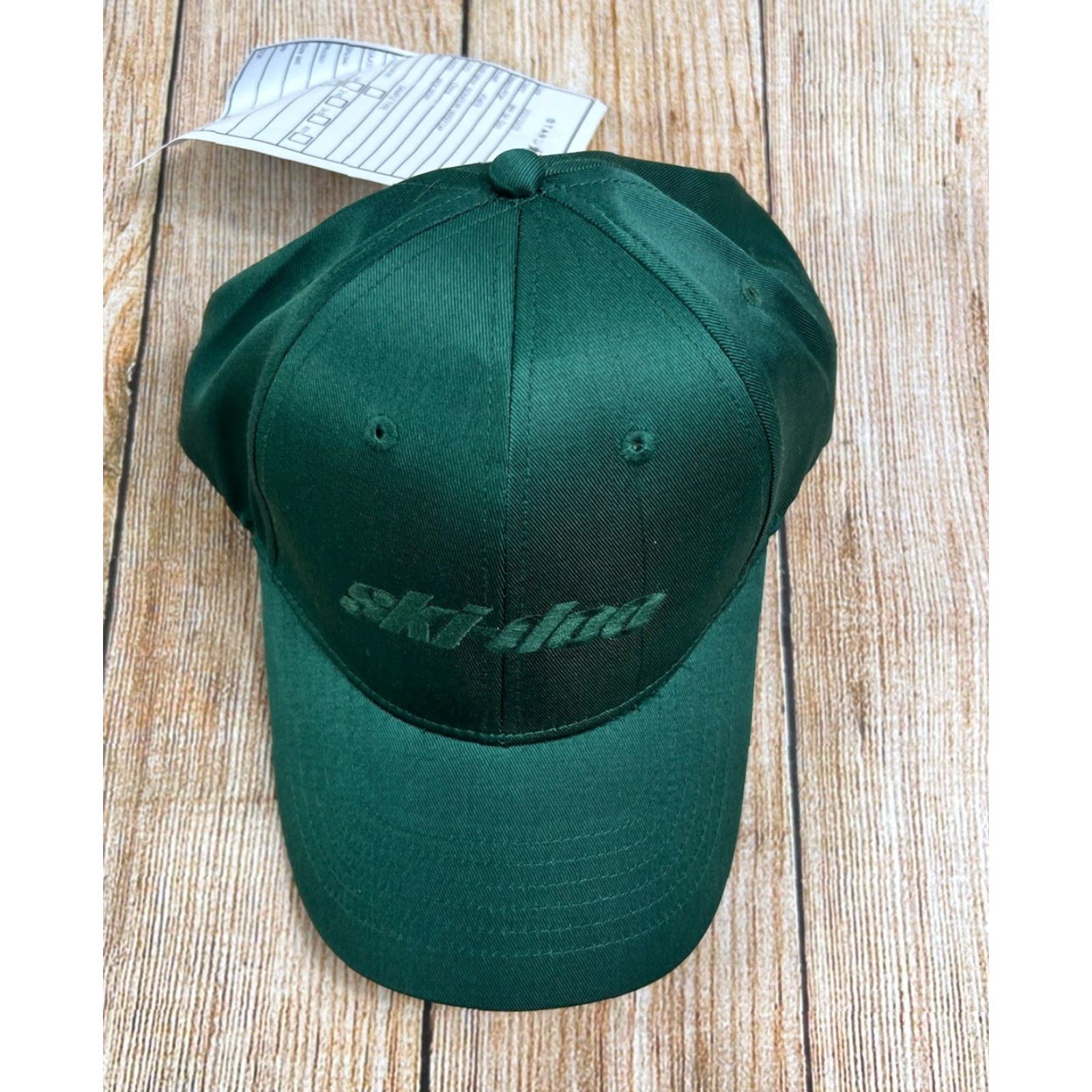 Vintage Ski-doo Hat Green Yellow Pine Grove Adjustable Snapback Cap Unisex Adults One Size Green Ski Snapback Cap Size ONE SIZE - 2 Thumbnail