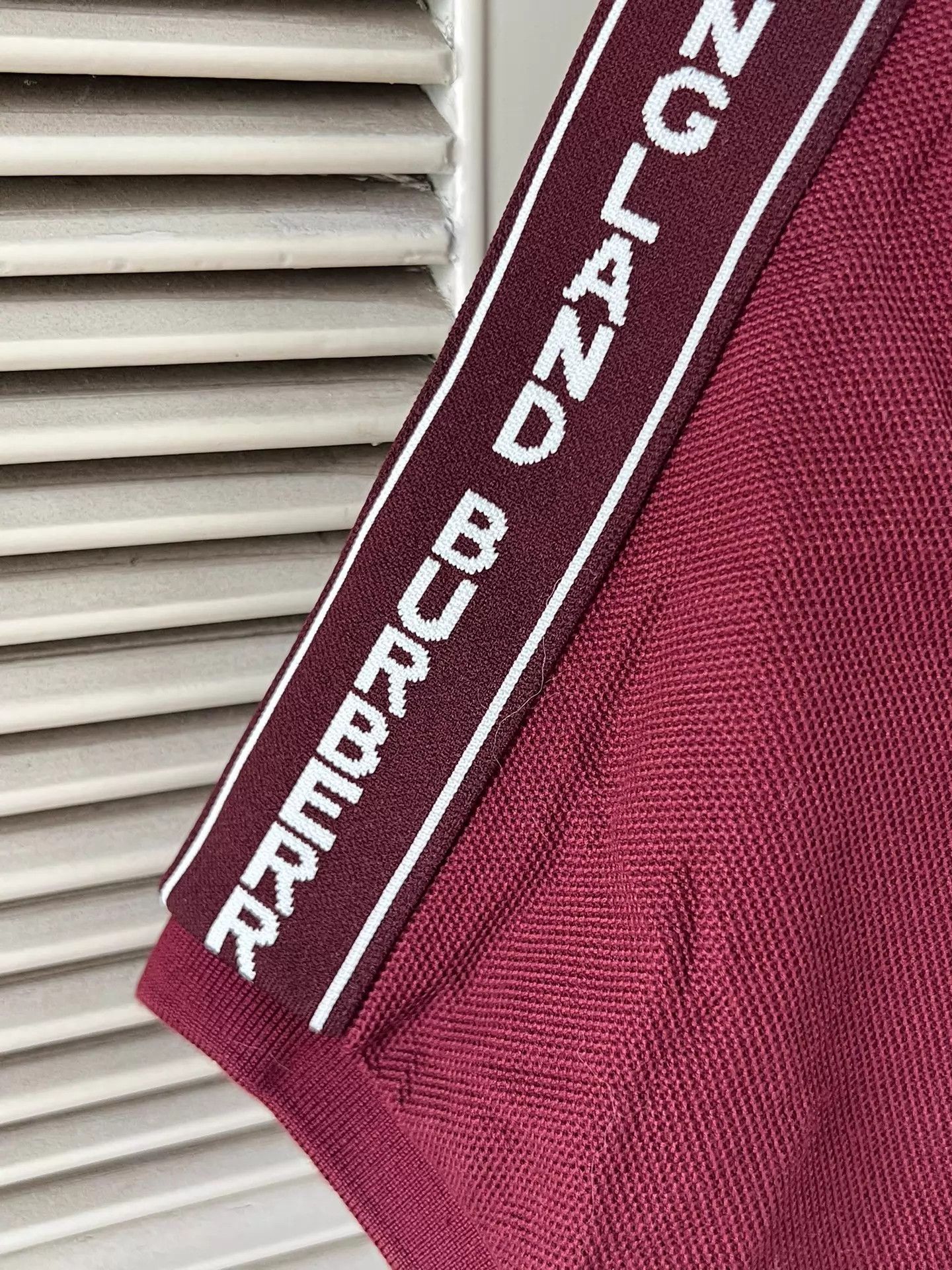 Burberry BURBERRY Burgundy Men's Polo Shirt S - TB Logo, Short Sleeve Size US S / EU 44-46 / 1 - 5 Thumbnail
