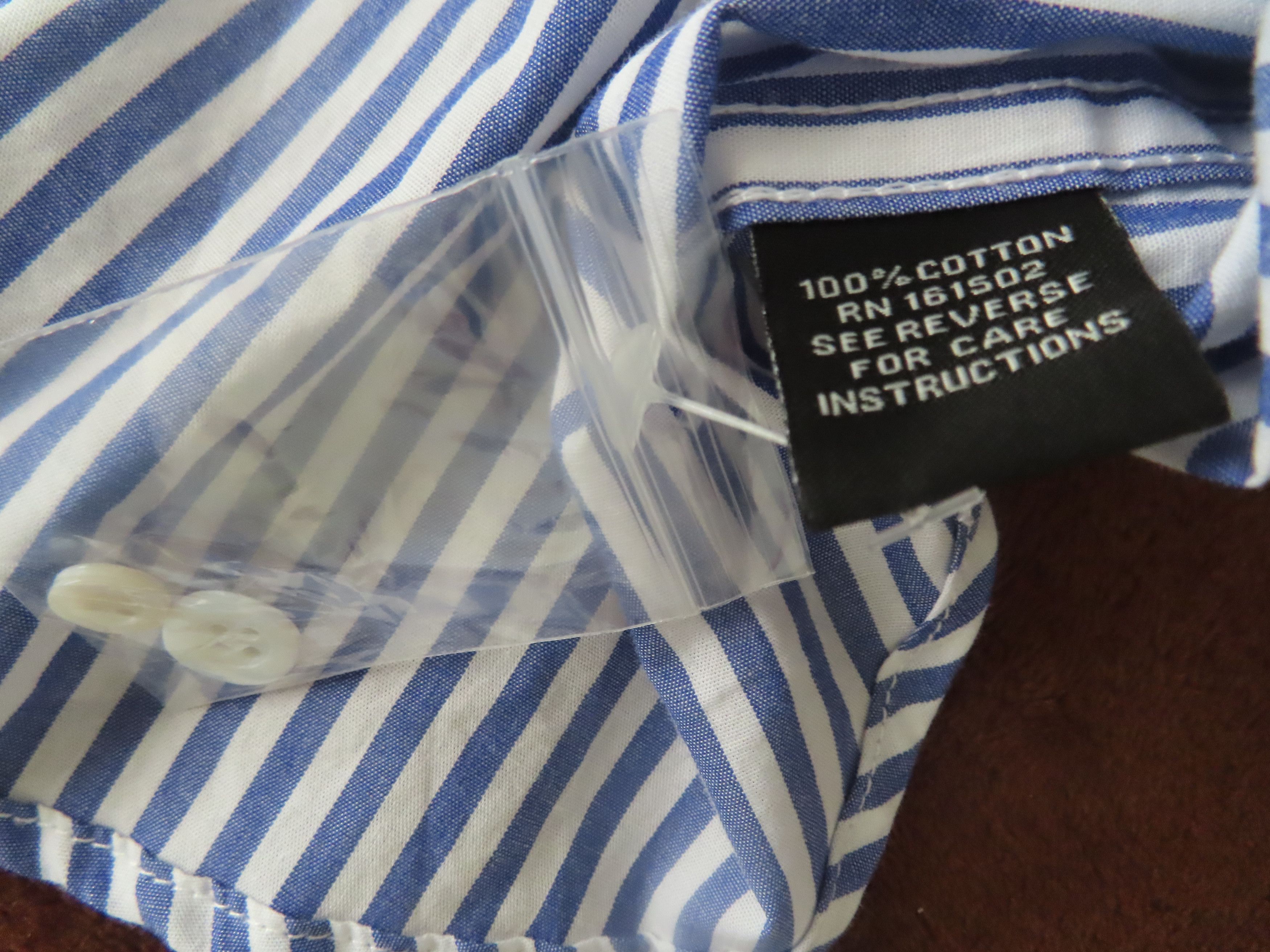Designer × J. Peterman J. Peterman striped Western Shirt Long Sleeve Cowboy 2XL Size US XXL / EU 58 / 5 - 6 Thumbnail