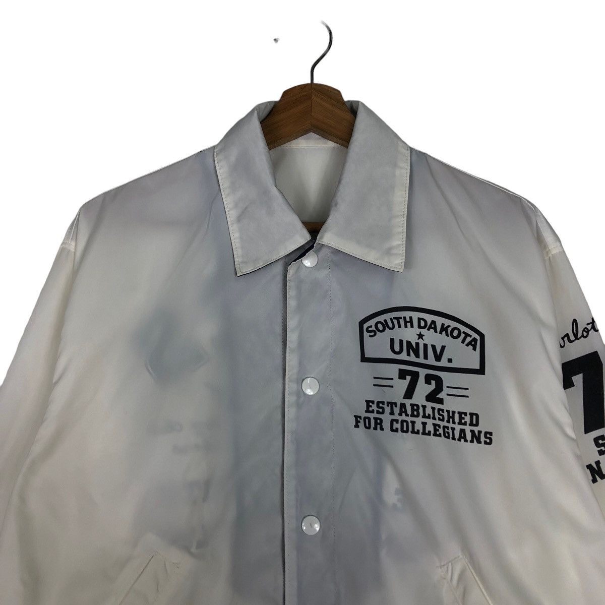 Japanese Brand 🔥Vintage Bomber Jacket Satin Riders South Dakota Univ USA Size US M / EU 48-50 / 2 - 4 Thumbnail