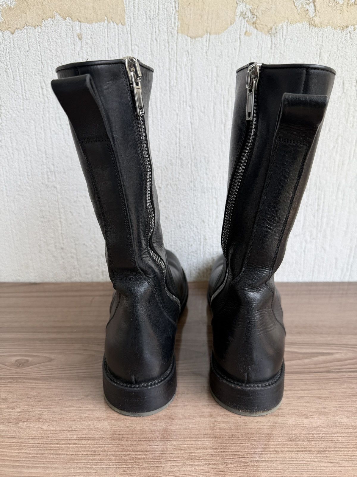 Rick Owens 🫆😶‍🌫️Cop zip boots Size US 9.5 / EU 42-43 - 18 Thumbnail