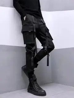 Jean Darkwear Safari Style Webbing Spliced Cargo Pants Size US 32 / EU 48 - 2 Thumbnail