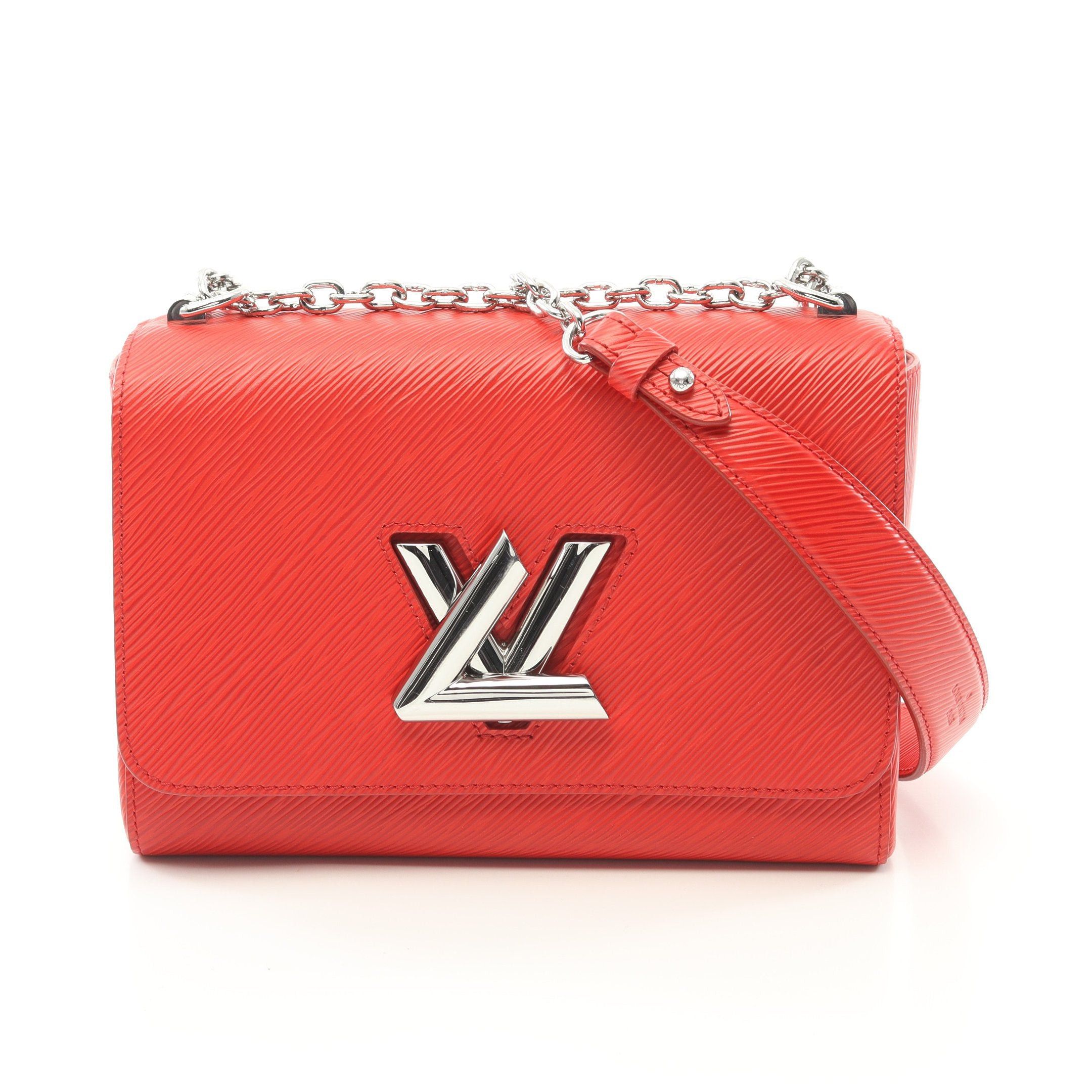 Louis Vuitton Louis Vuitton Twist Mm Epi Coquelicot Chain Shoulder Bag Leather Red Size ONE SIZE - 1 Thumbnail