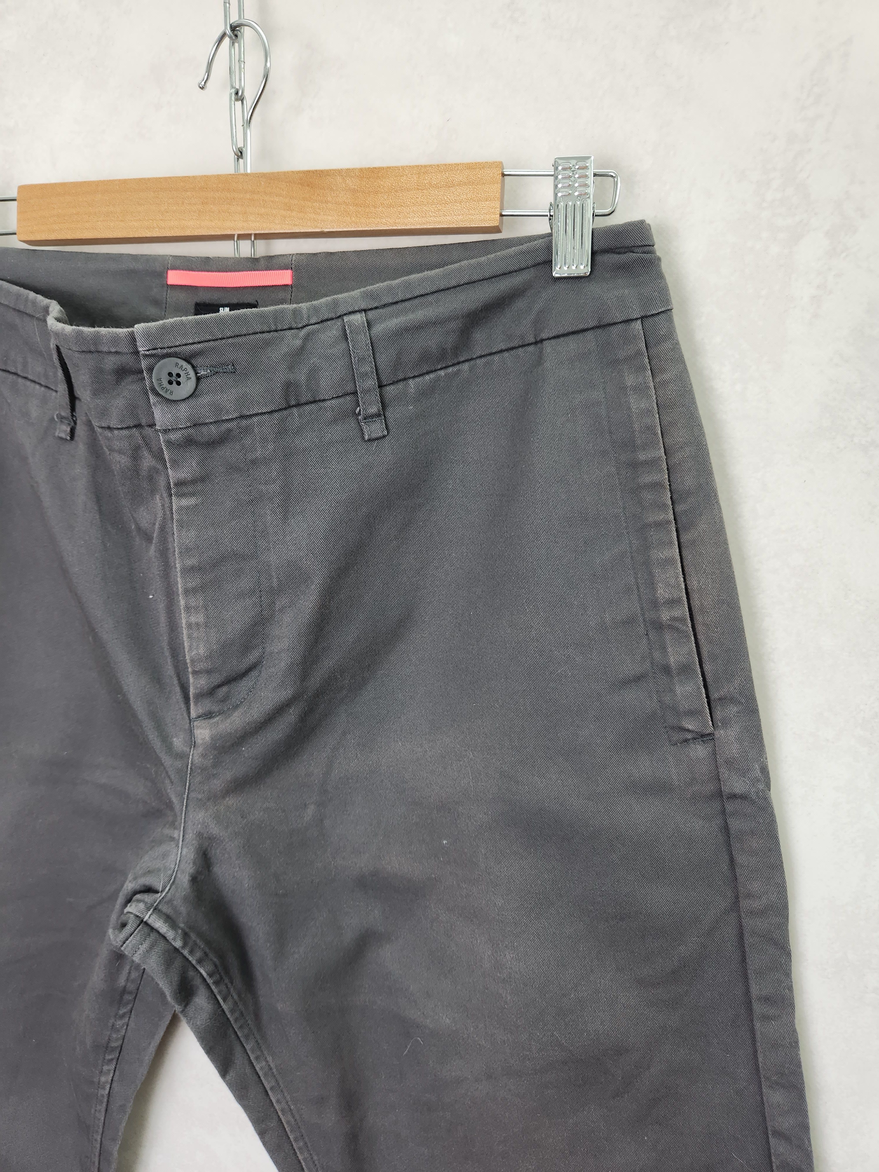Rapha Rapha cotton trousers slim gray pants size W32 L34 Size US 32 / EU 48 - 7 Thumbnail