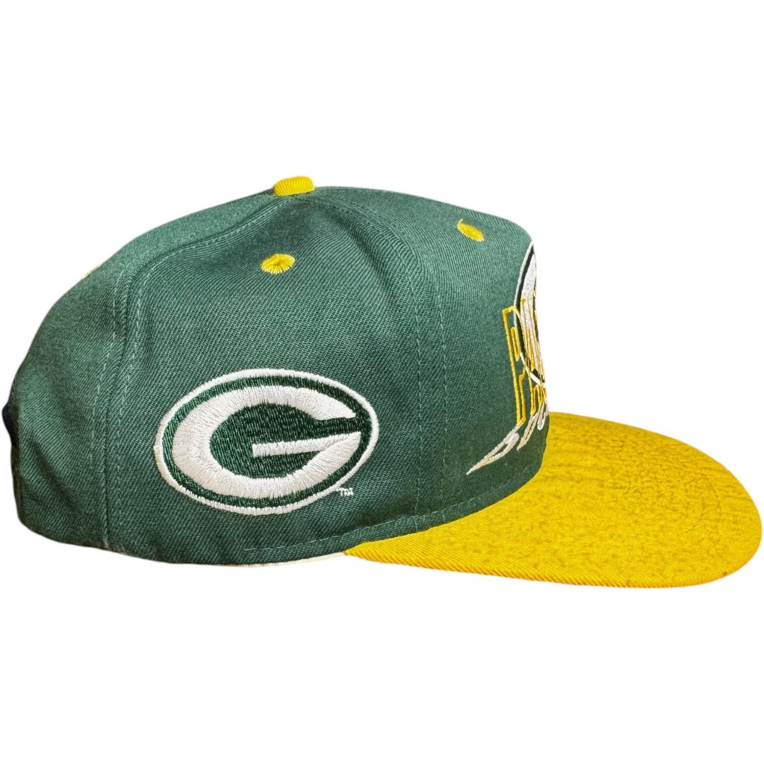 Vintage Vintage Green Bay Packers Snapback Hat Size ONE SIZE - 6 Thumbnail