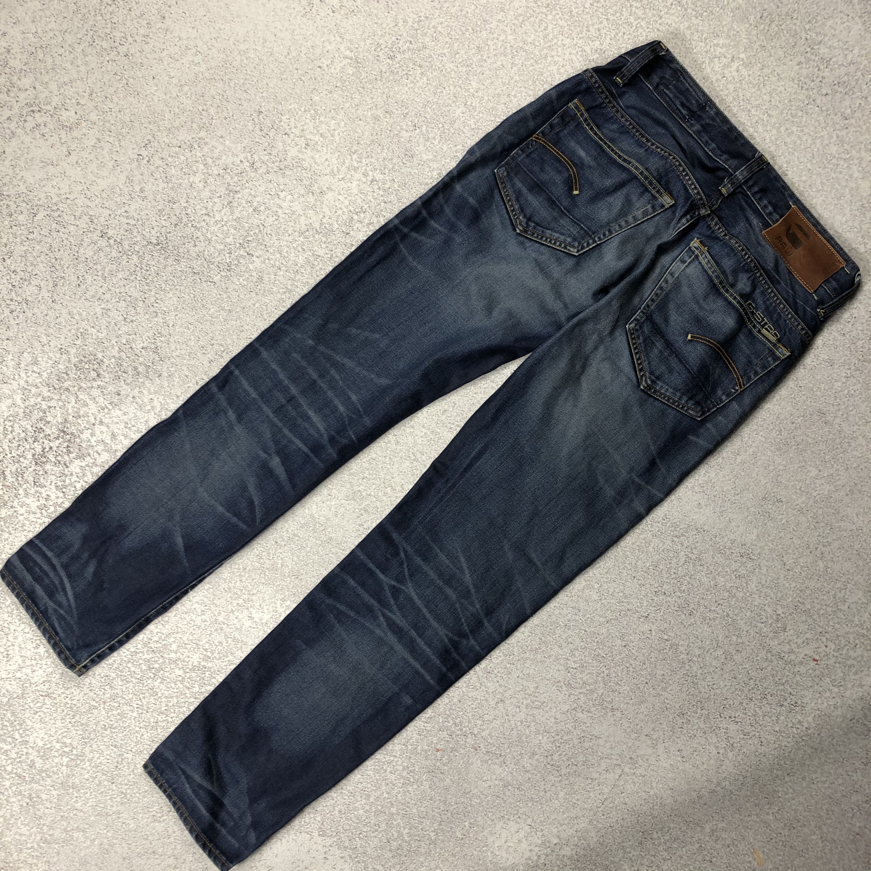 G-Star Vintage G-Star Raw Low Tapered Jeans Pants Size US 30 / EU 46 - 5 Thumbnail