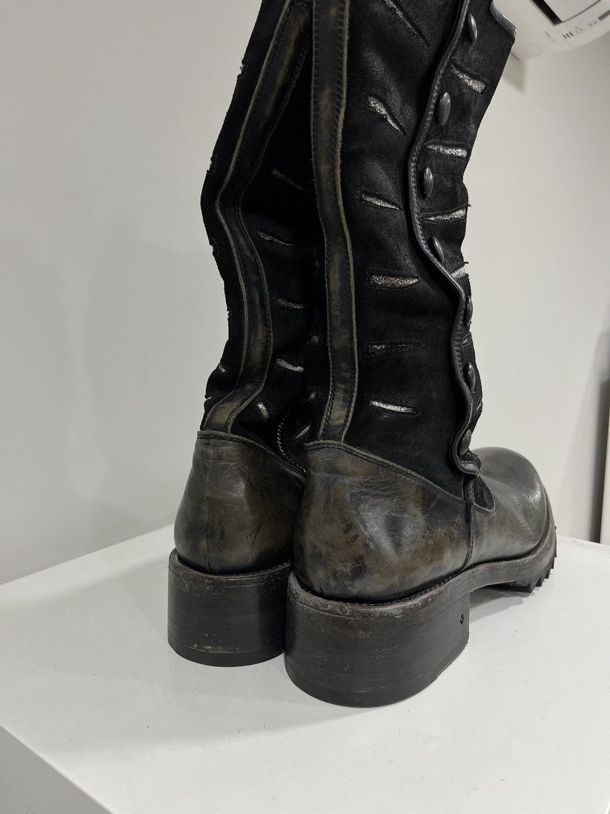 John Varvatos Thayer Tall Button Boot. Size 8.5 EU 41.5 Size US 8.5 / EU 41-42 - 18 Thumbnail