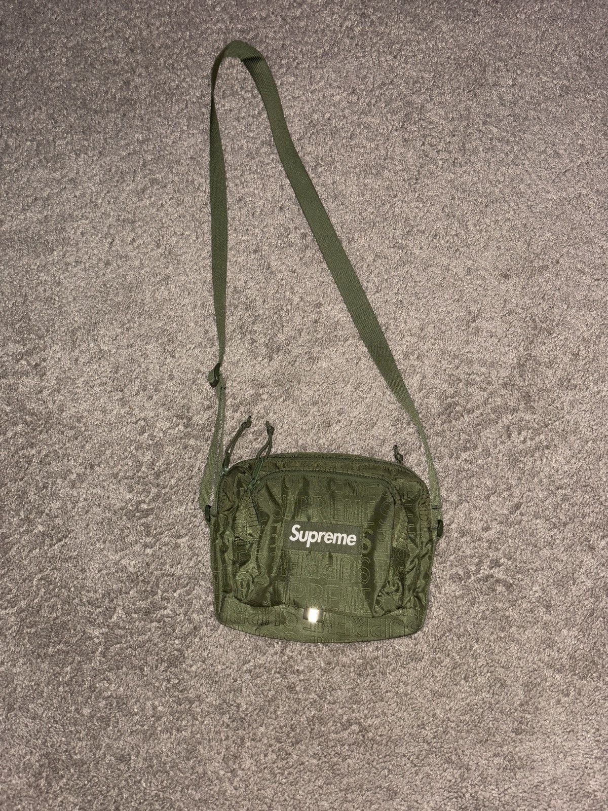 Supreme shoulder bag green hotsell