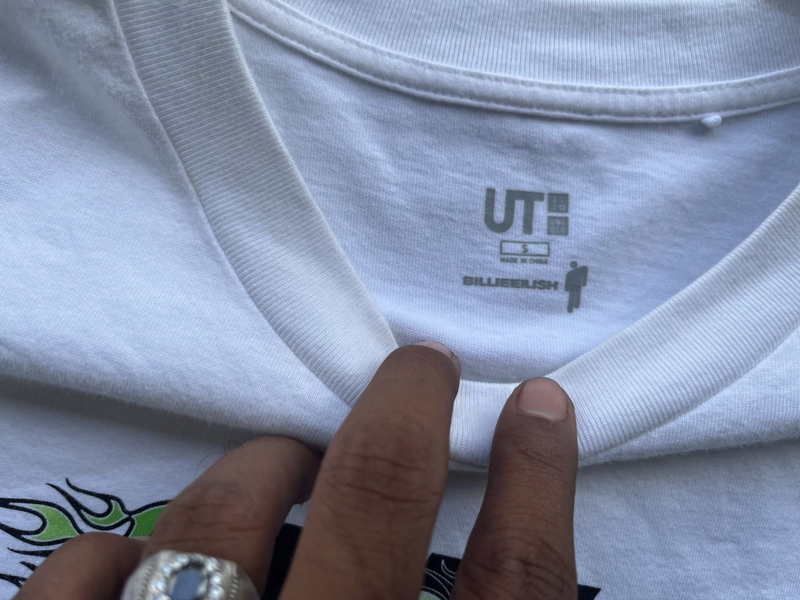 Band Tees × Billie Eilish × Uniqlo Boxy Billie Eilish Tee Size US S / EU 44-46 / 1 - 4 Thumbnail