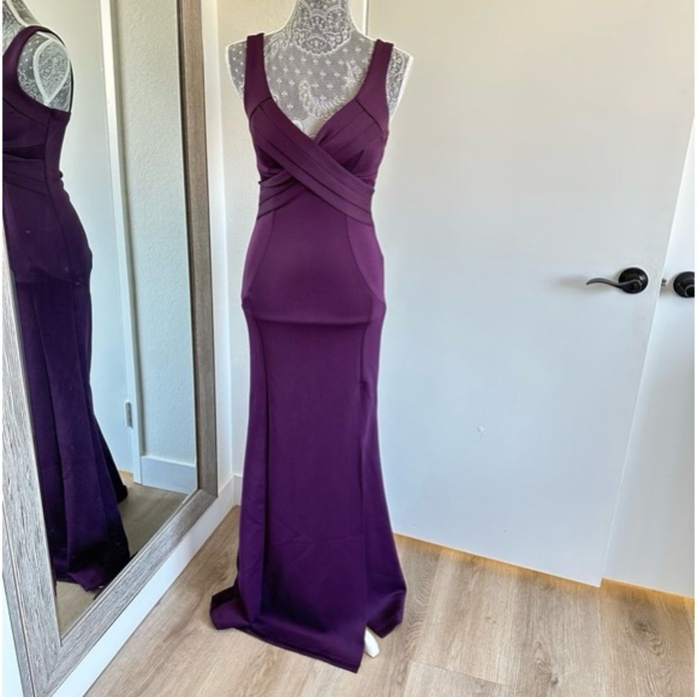 Windsor Purple Mermaid Evening Gown Size Small Formal Prom D