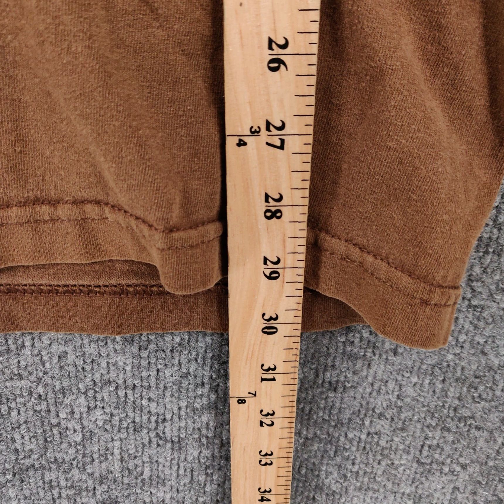 AAA AAA T Shirt Mens L Brown Cotton Crew Neck Short Sleeve Regular Size US L / EU 52-54 / 3 - 7 Thumbnail