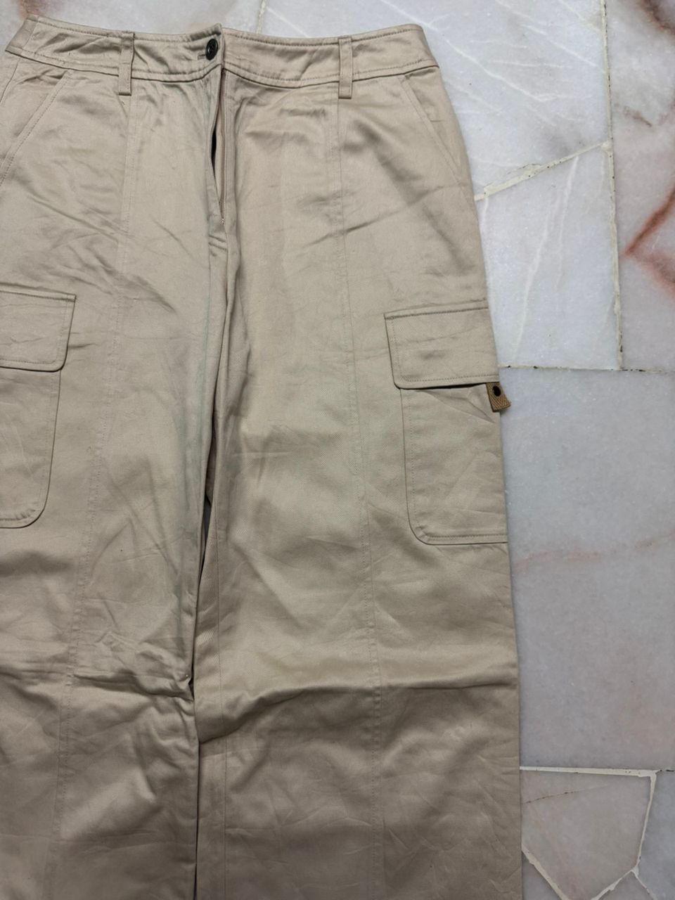 Japanese Brand 💥Insane Baggy Flare💥Japanese Designer Hiroko Cargo Pants Size US 27 - 5 Thumbnail