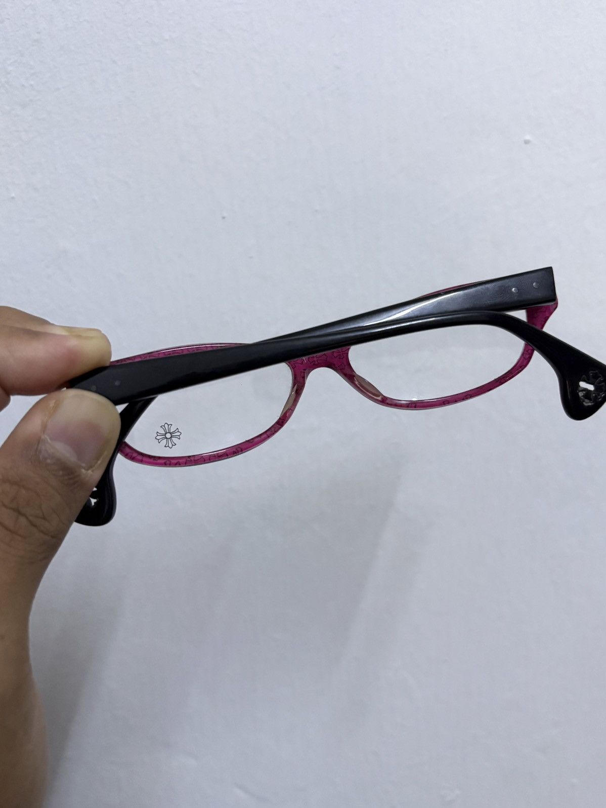 Chrome Hearts Vintage Chrome Hearts Style Fumunda Black Pink Glasses Size ONE SIZE - 3 Thumbnail