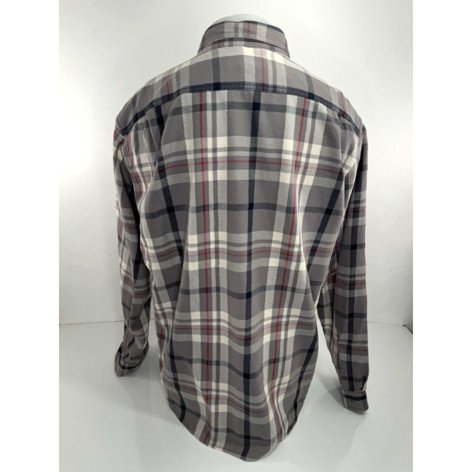 Wallace & Barnes WALLACE & BARNES Plaid Flannel Mens XL Work Shirt Size US XL / EU 56 / 4 - 3 Thumbnail
