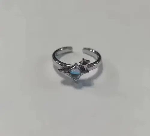 Ring Of Fire Opal Stone Star Adjustable Ring Size ONE SIZE - 4 Thumbnail