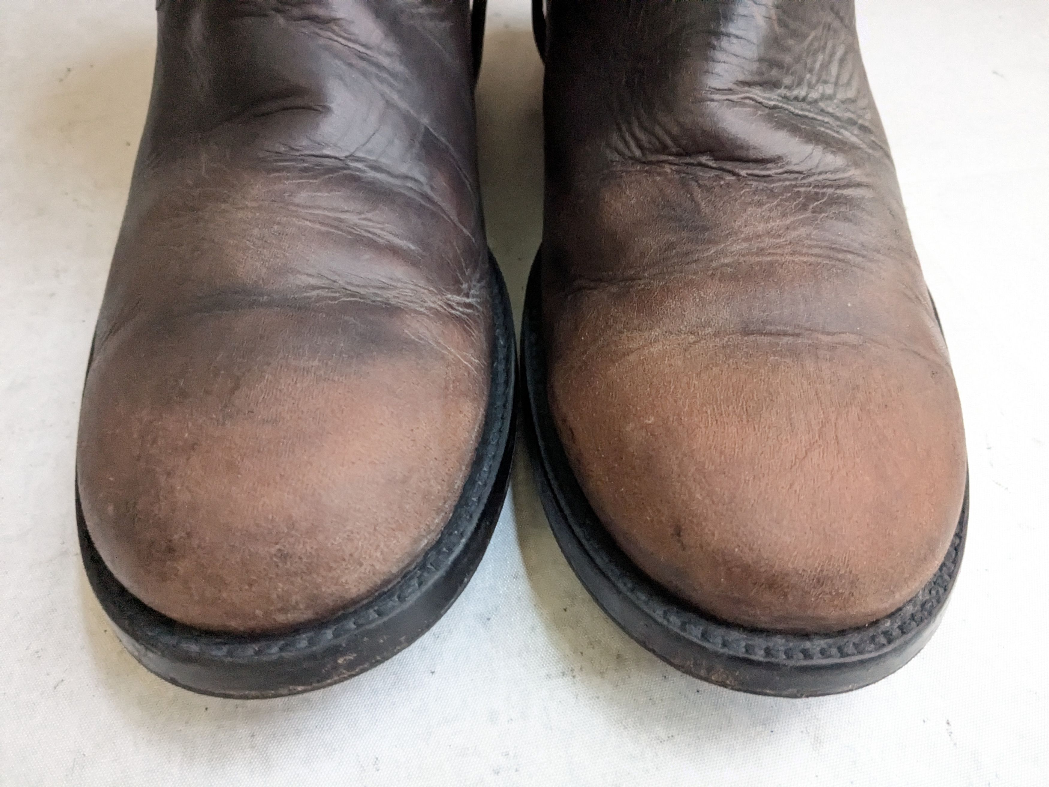 Frye Frye Harness Boots Brown 11.5 Leather Buckle Back Zip Size US 11.5 / EU 44-45 - 3 Thumbnail