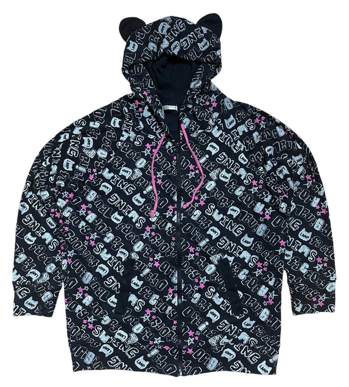 If Six Was Nine Japanese Brand Colza AOP Bear Hoodie Size US M / EU 48-50 / 2 - 1 Thumbnail