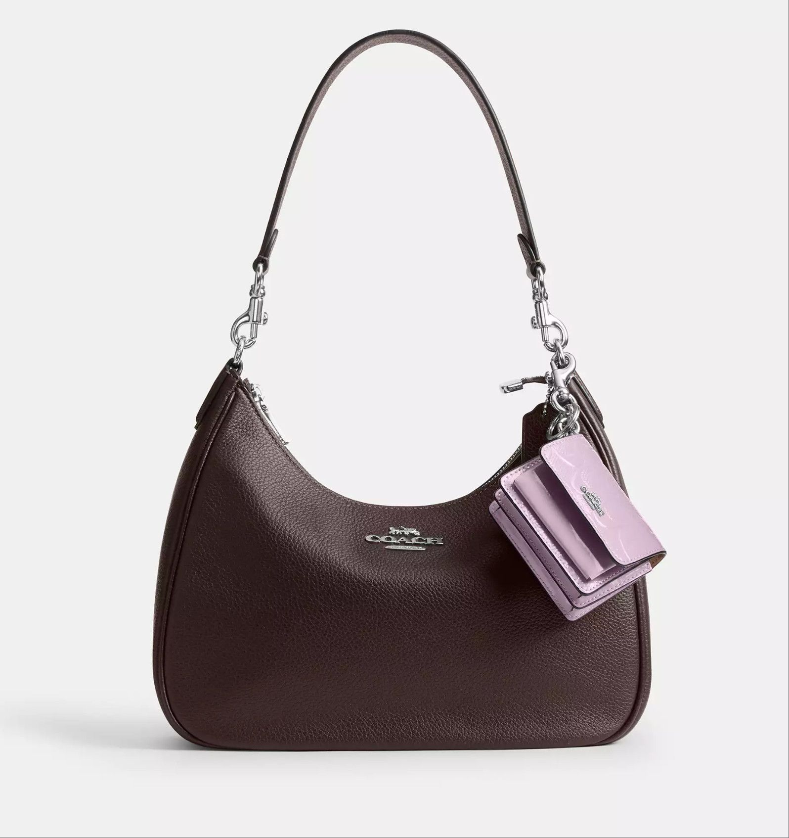 Coach Klare Bag Charm In Signature Leather With Heart Charm CDB50 Size ONE SIZE - 6 Thumbnail