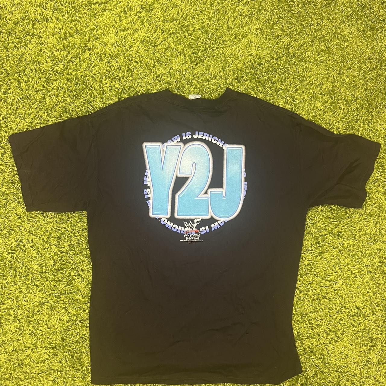 Vintage × WWF Vintage Rare WWF Chris Jericho Y2J Cygnus T-shirt Size US XL / EU 56 / 4 - 5 Thumbnail