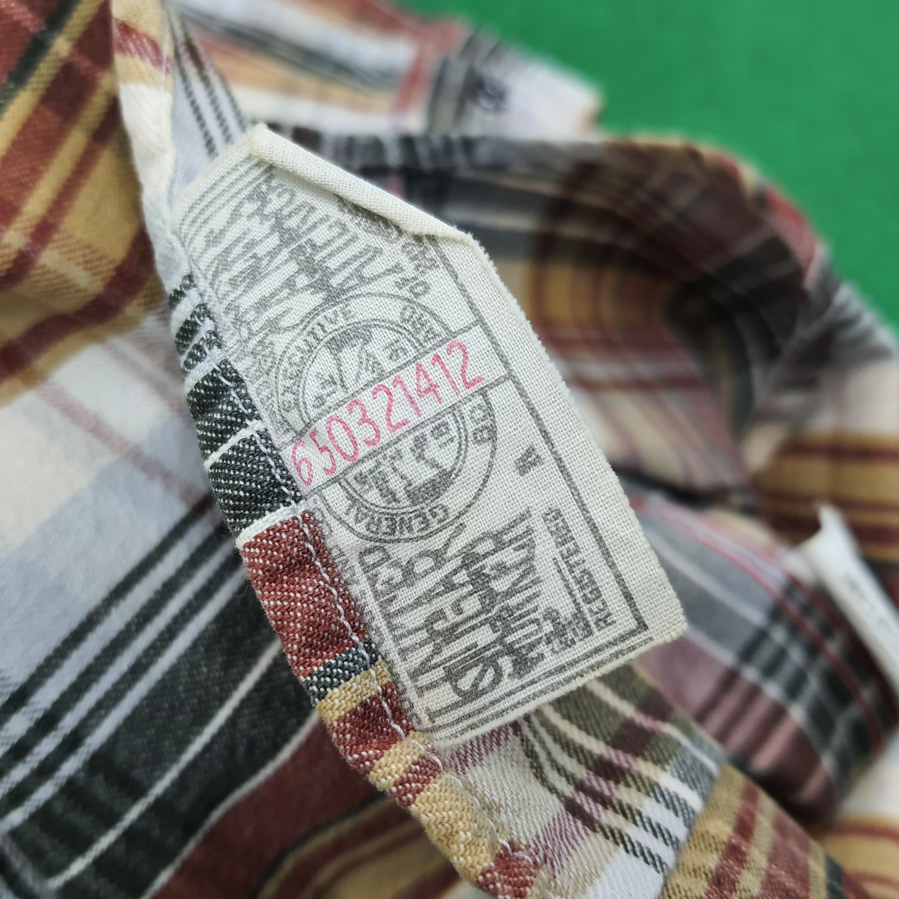Sugar Cane Vintage Sugar Cane SC23607 Plaid Button Up Shirt C267N18 Size US S / EU 44-46 / 1 - 7 Thumbnail