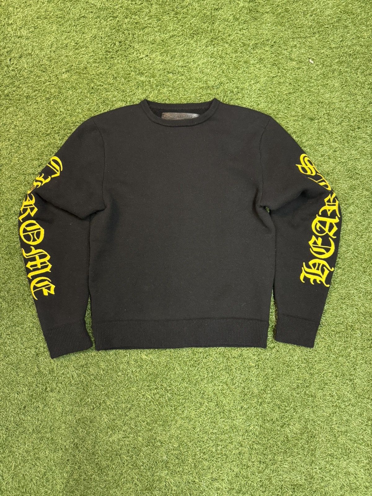 Chrome Hearts Chrome Hearts Logo Cashmere Crewneck Size US S / EU 44-46 / 1 - 1 Thumbnail