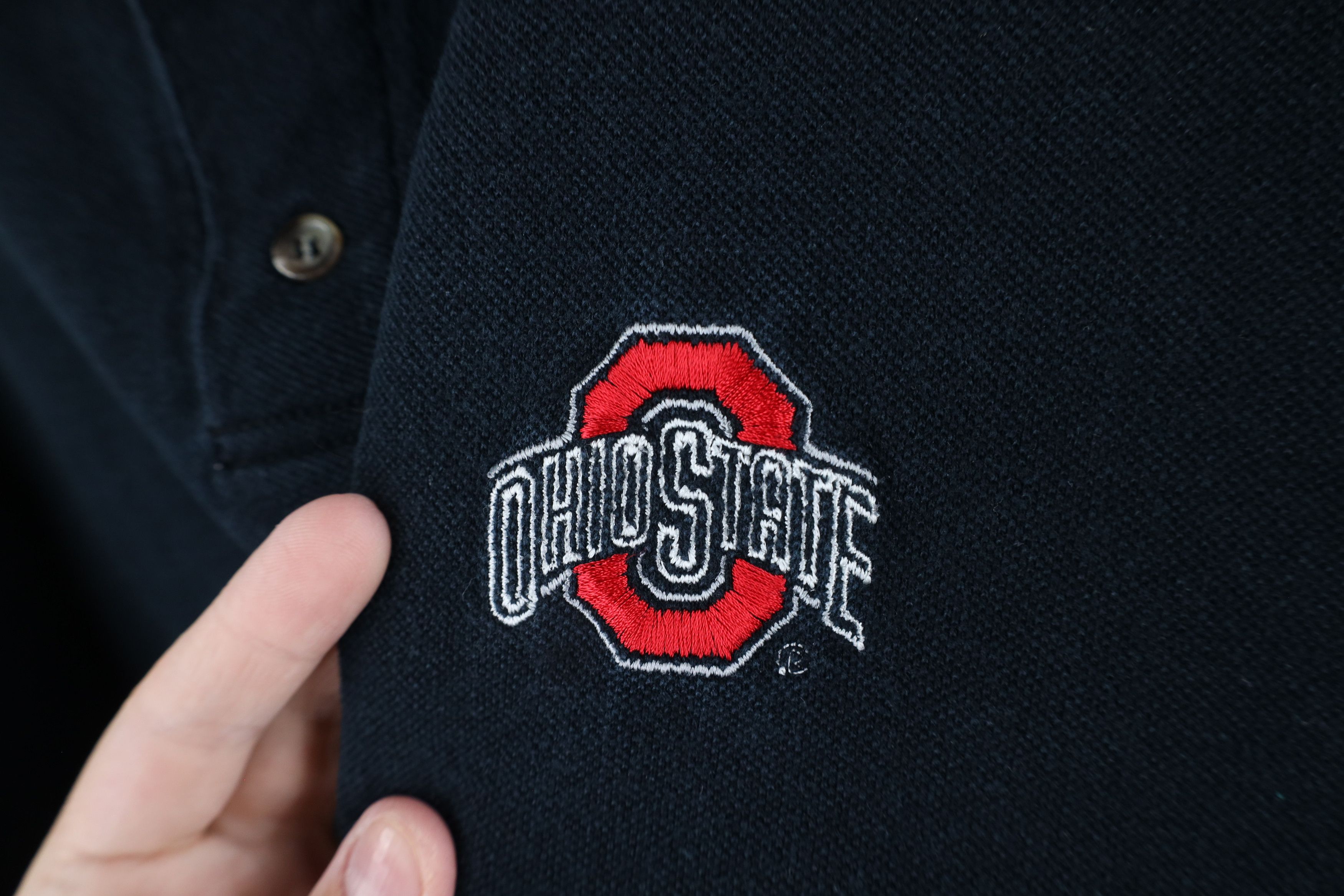 Vintage Vintage 90s Out Ohio State University Collared Polo Shirt Size US XL / EU 56 / 4 - 4 Thumbnail