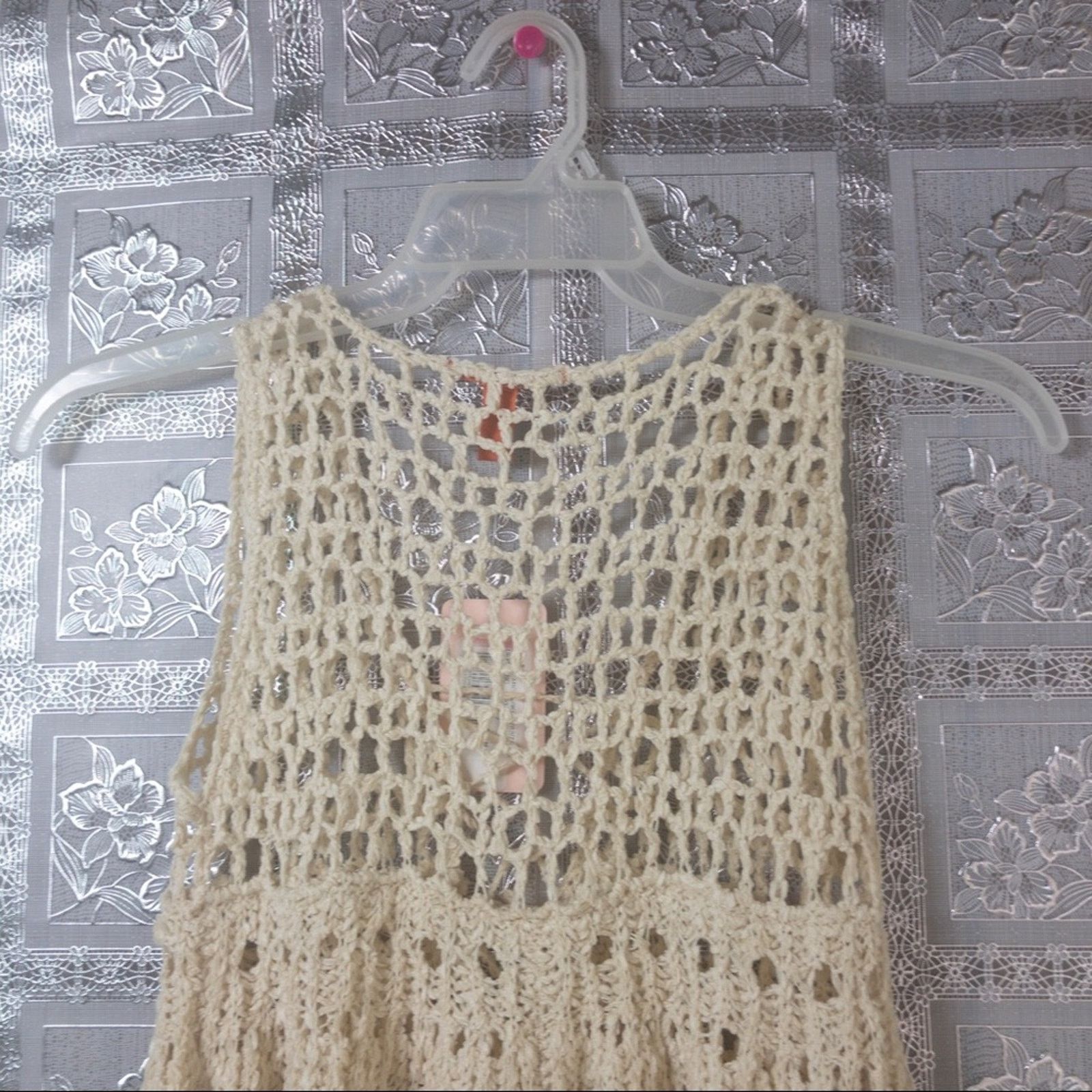 Other NWT Chelsea & Violet C&V Woven Crotchet Sweater Size S / US 4 / IT 40 - 7 Thumbnail