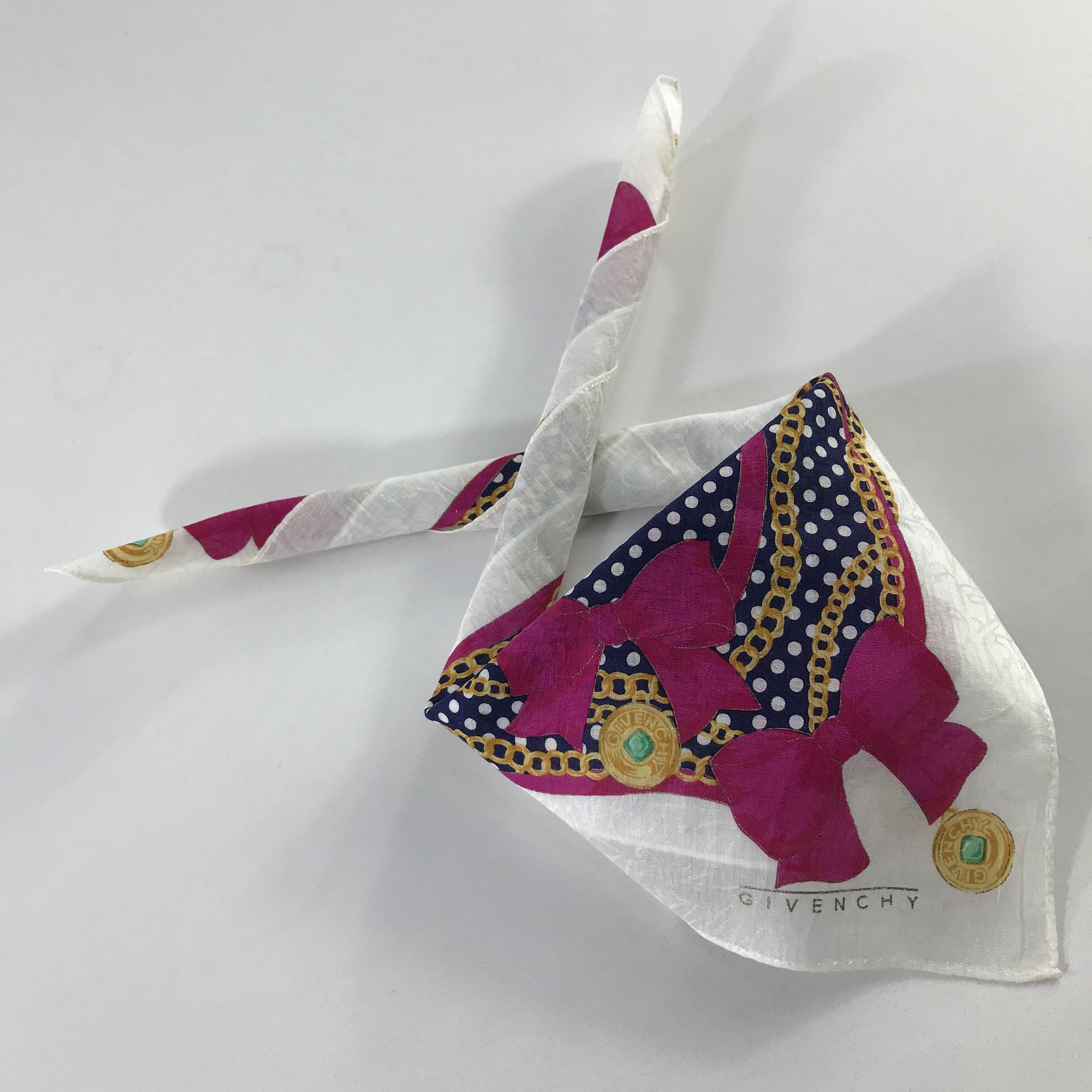 Vintage Givenchy Bandana/ Handkerchief / Neckerchief Size ONE SIZE - 2 Thumbnail