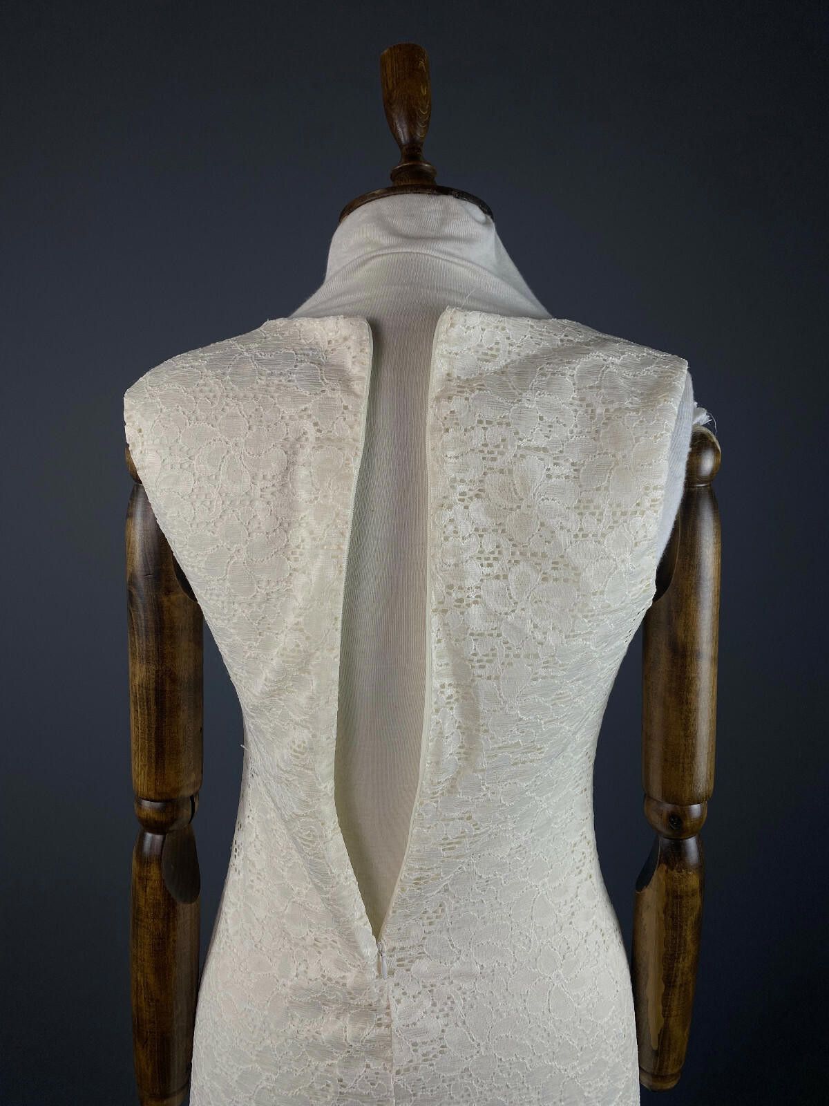 Desigual Desigual White Floral Mesh Lace Bodycon Tank Dress Size 38 Size M / US 6-8 / IT 42-44 - 6 Thumbnail