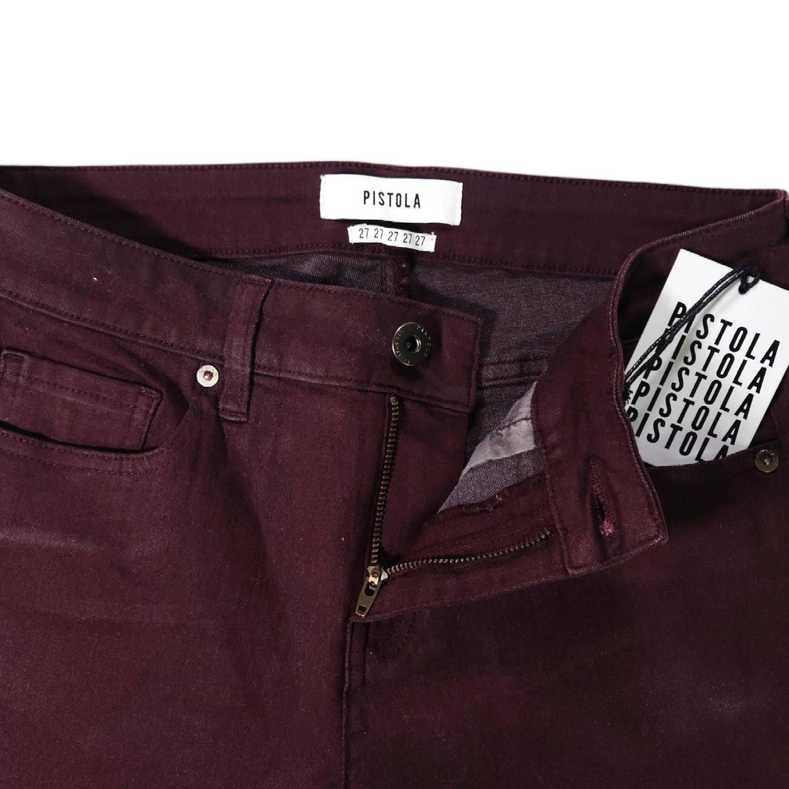 Pistola NWT Pistola Aline High-Rise Skinny Ankle Jeans Sz. 27x27.50 Size 27" / US 4 / IT 40 - 4 Thumbnail