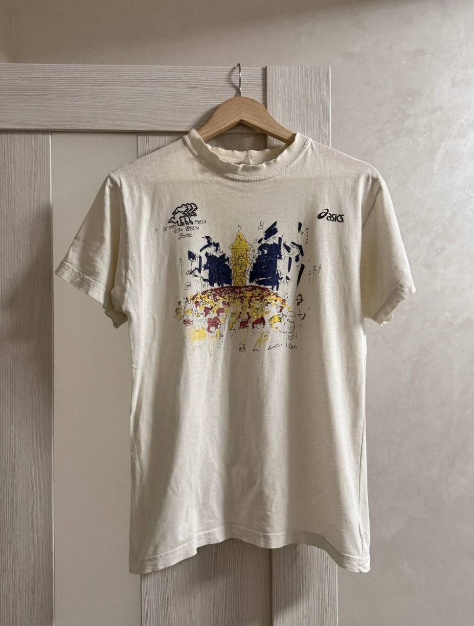 Asics Asics 1994 Vintage Grandpix Volksbank BPS Tee Running Size US S / EU 44-46 / 1 - 1 Thumbnail