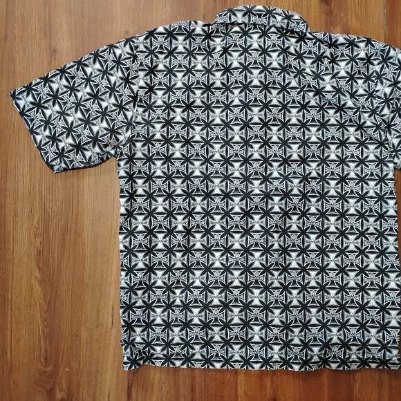 Other Vintage 90s Third Rail Graffiti Button Shirt Short Sleeve Size US L / EU 52-54 / 3 - 6 Thumbnail